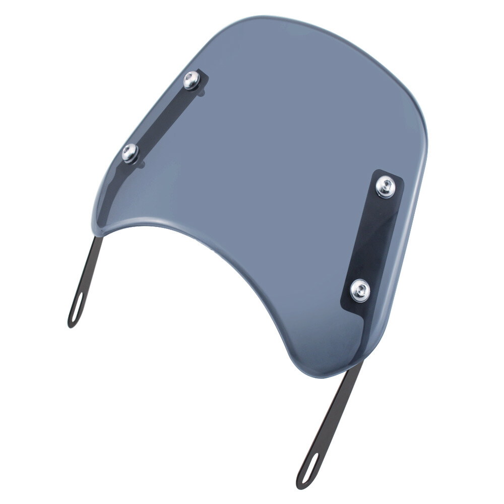 Universal Smoke 5-7'' Headlight Windshield Wind Deflector For Cafe Racer Yamaha