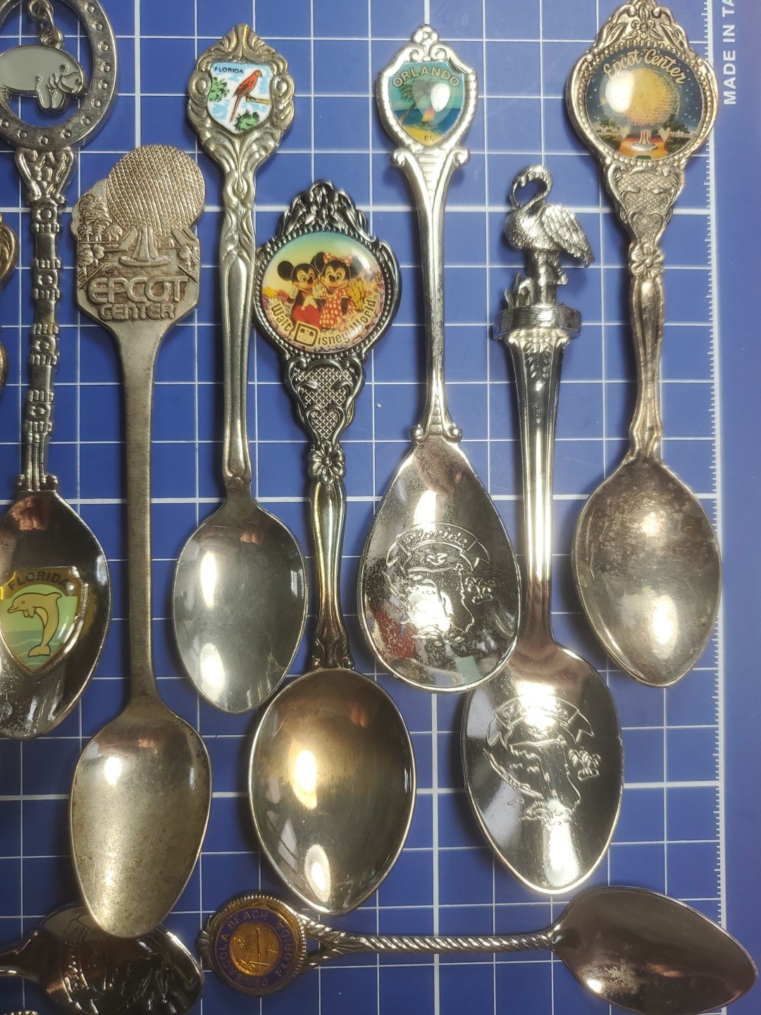 Vintage Souvenir Spoons Lot - Florida Theme