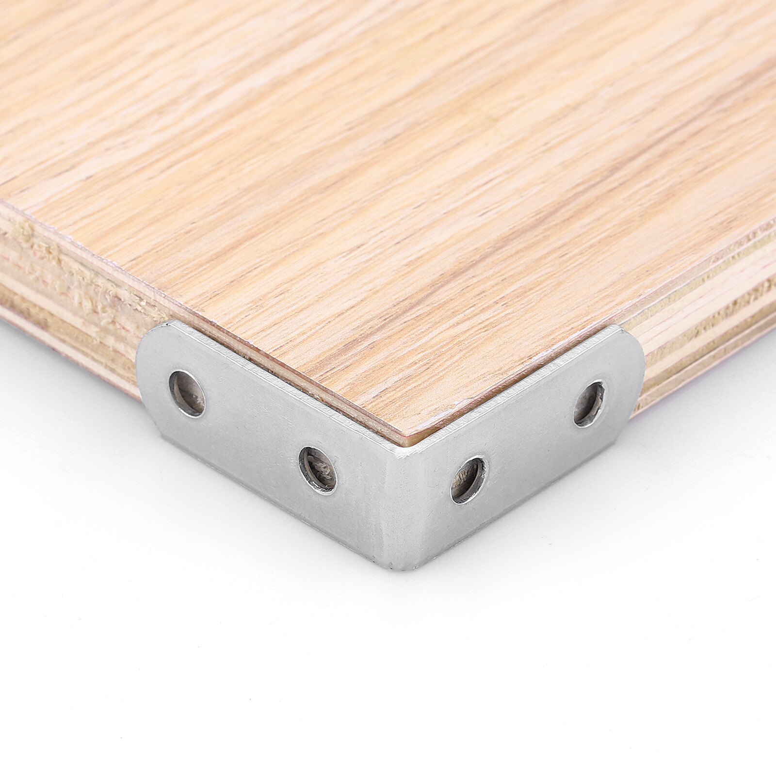 1.5" L-Shaped Bracket Corner Brace Stainless Steel Bracket Right Angle w/Screws