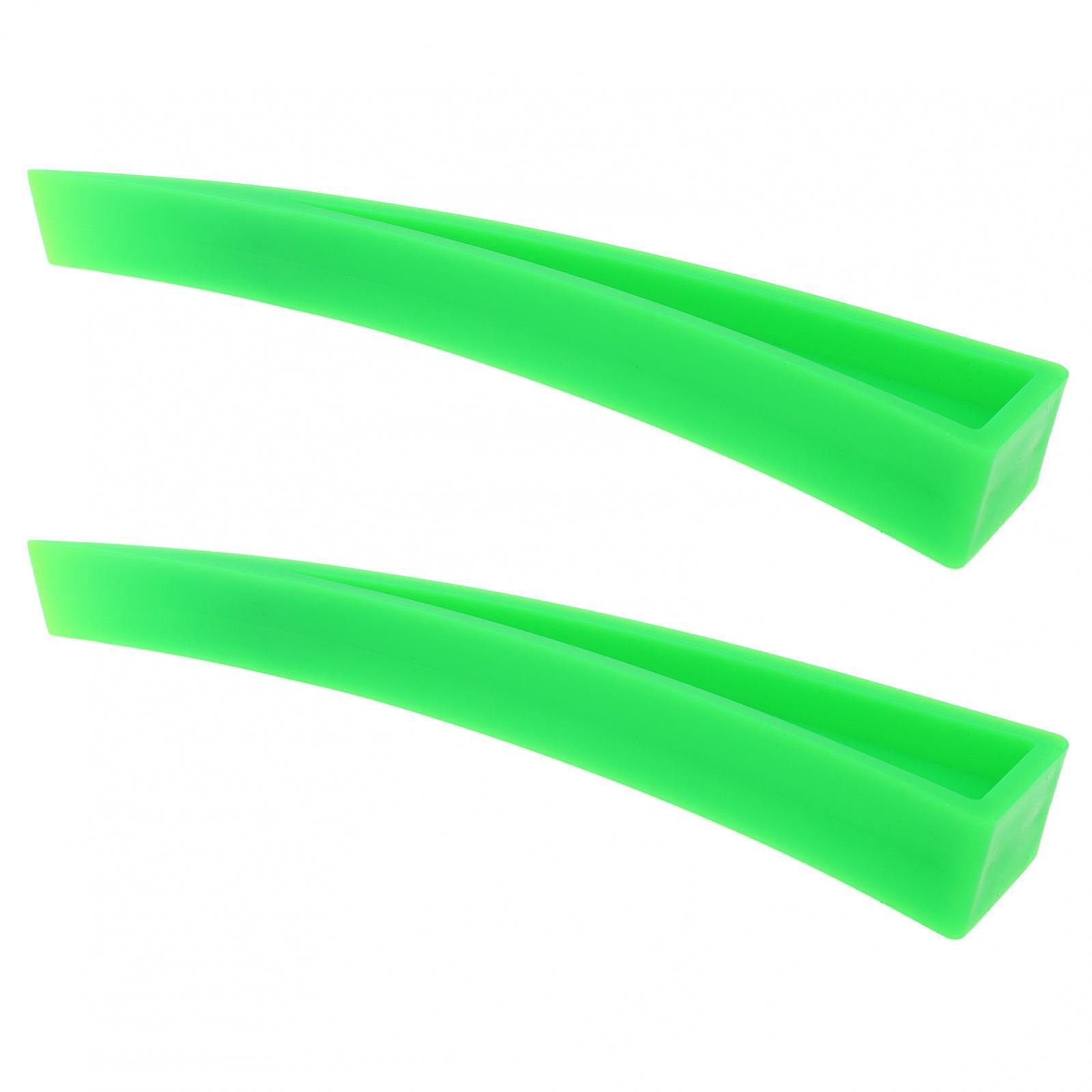 4 Pieces Curved Car Door Window Wedge and Plastic Chisel Scraper,Paintless Dent