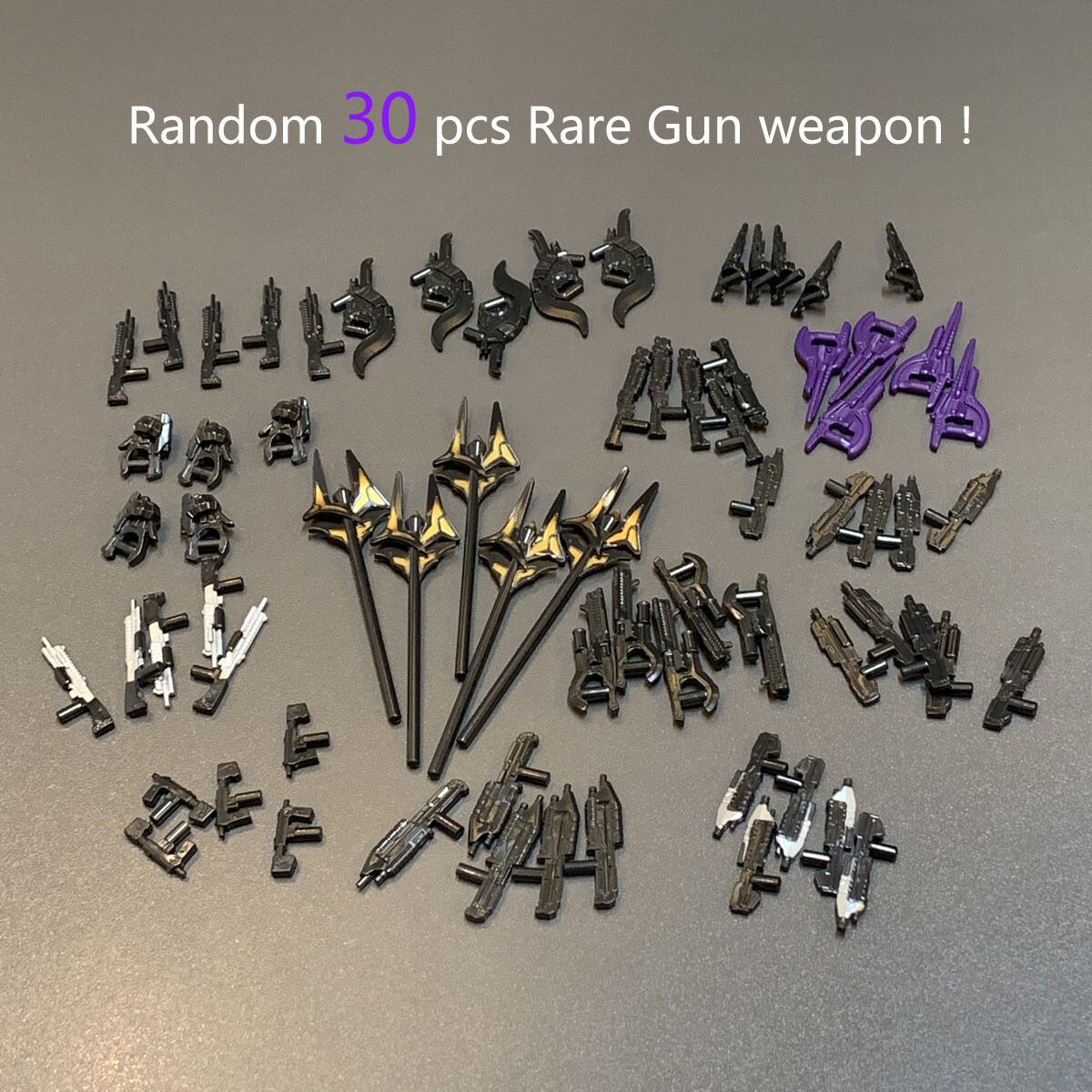 Random 45Pcs (15 Figures +30 Gun) HALO Mega Bloks CONSTRUX Unsc Elite SPARTAN #1