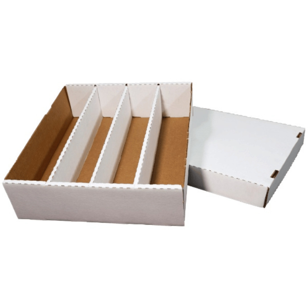4-Pack • 3200-count • Trading Card Storage Box • Woodhaven Trading Firm