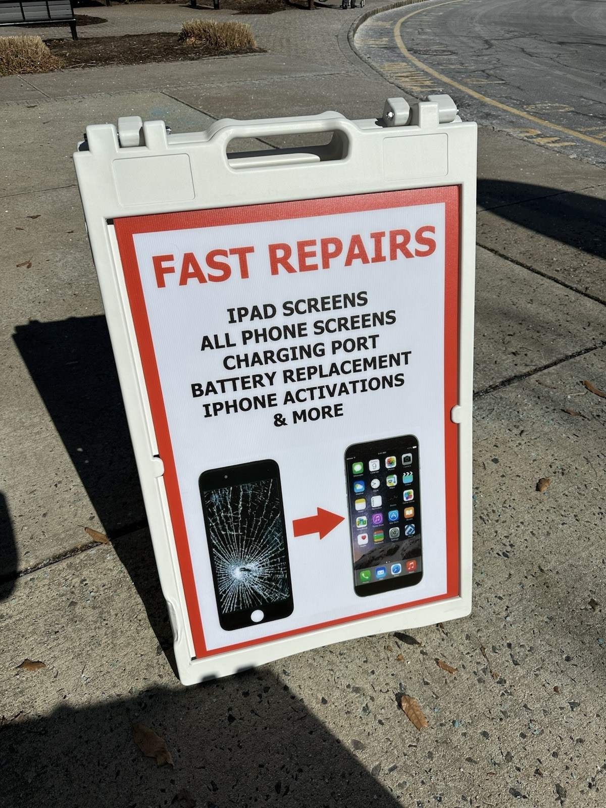 A-frame 24x36 Aframe Sidewalk Sign Sandwich Board Deluxe Signicade Quality