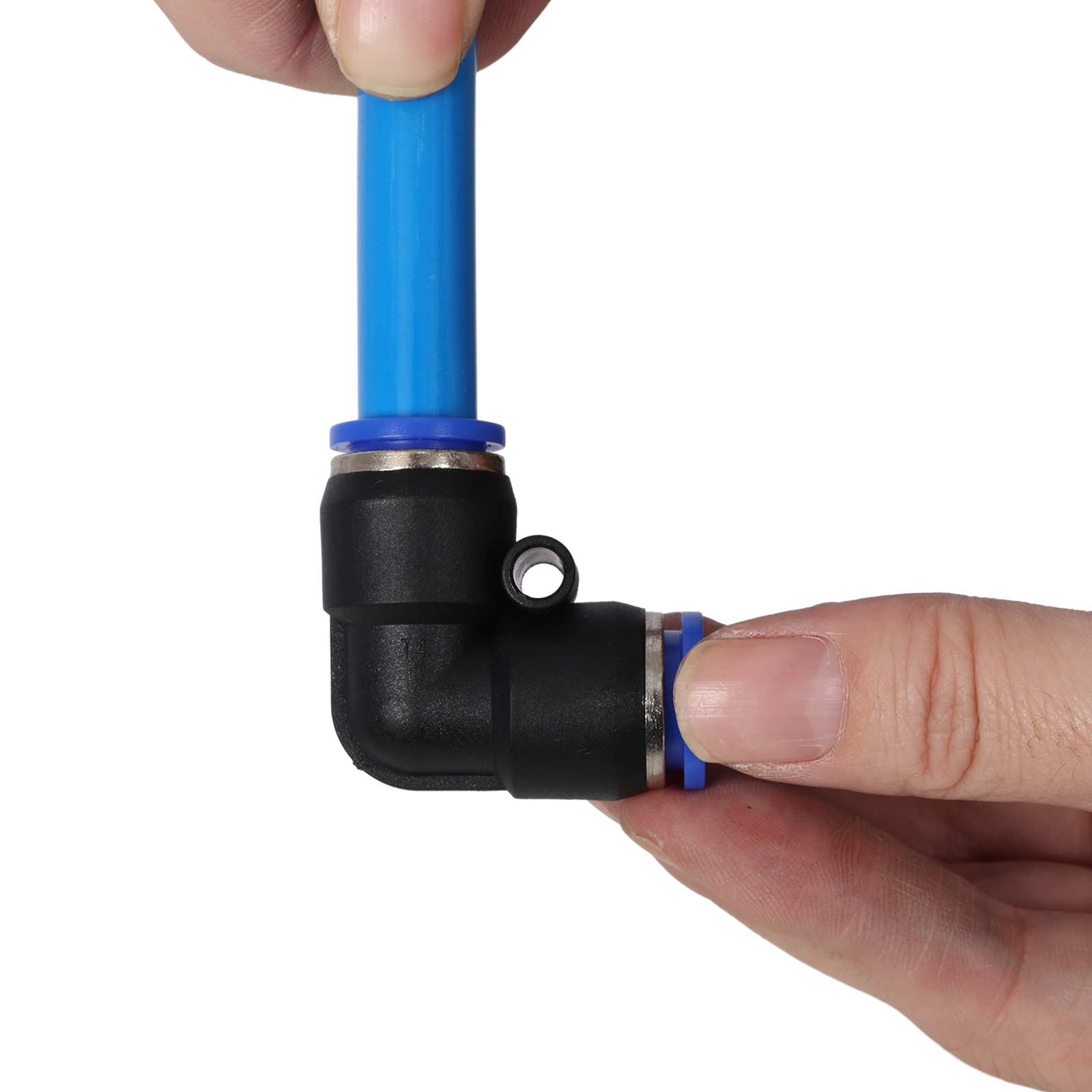 1/2 Inch OD×60 Feet PU Air Tube Kit Garage Air Compressor Accessories Kit Blue