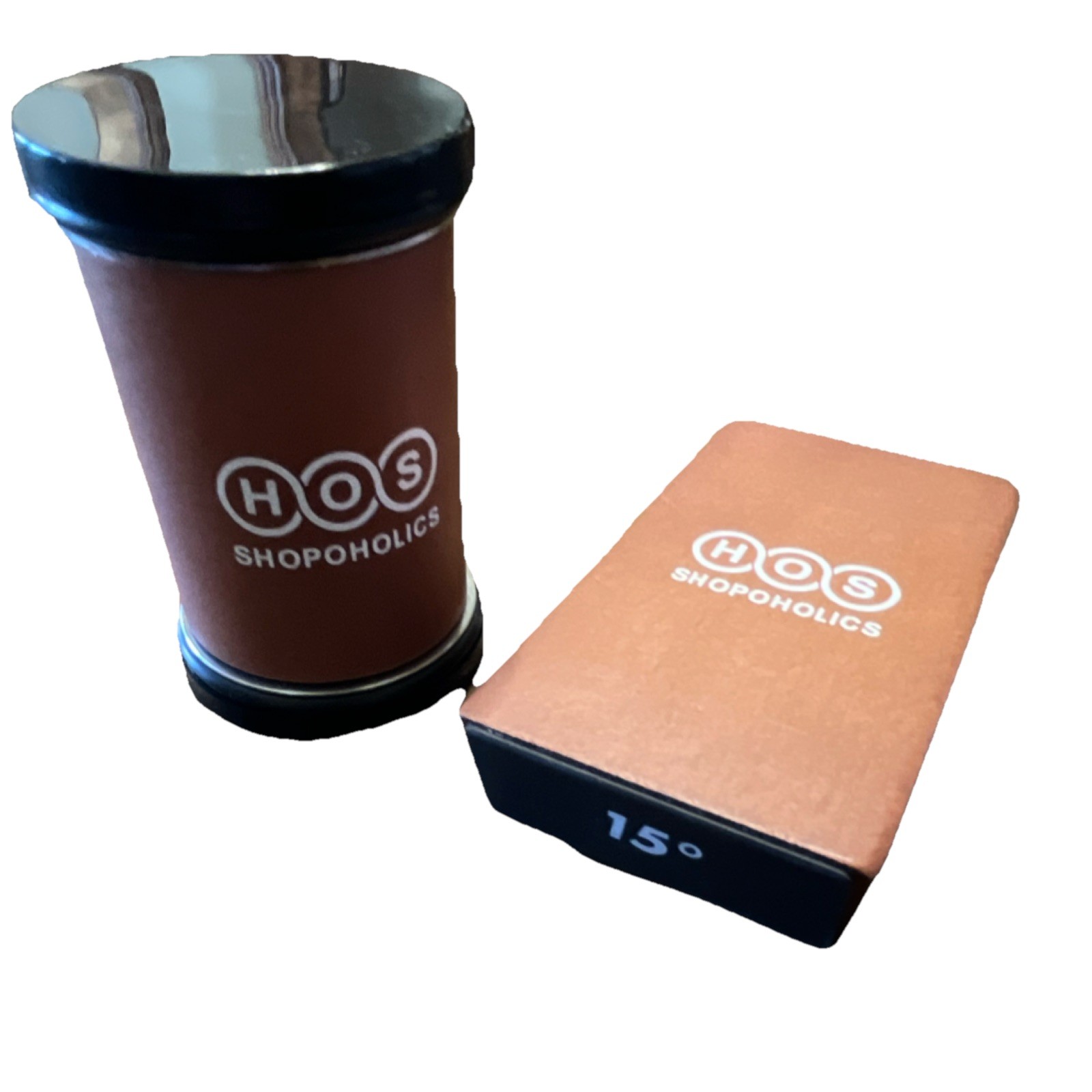 HOS Shopoholics Manual Knife Sharpening Angle Guide Set Metal Brown Black