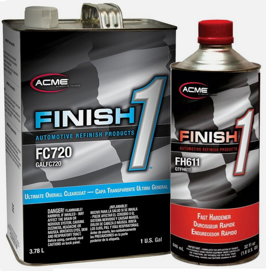 SHERWIN WILLIAMS Finish 1 Overall Clearcoat FC720 with Fast Hardener FH611
