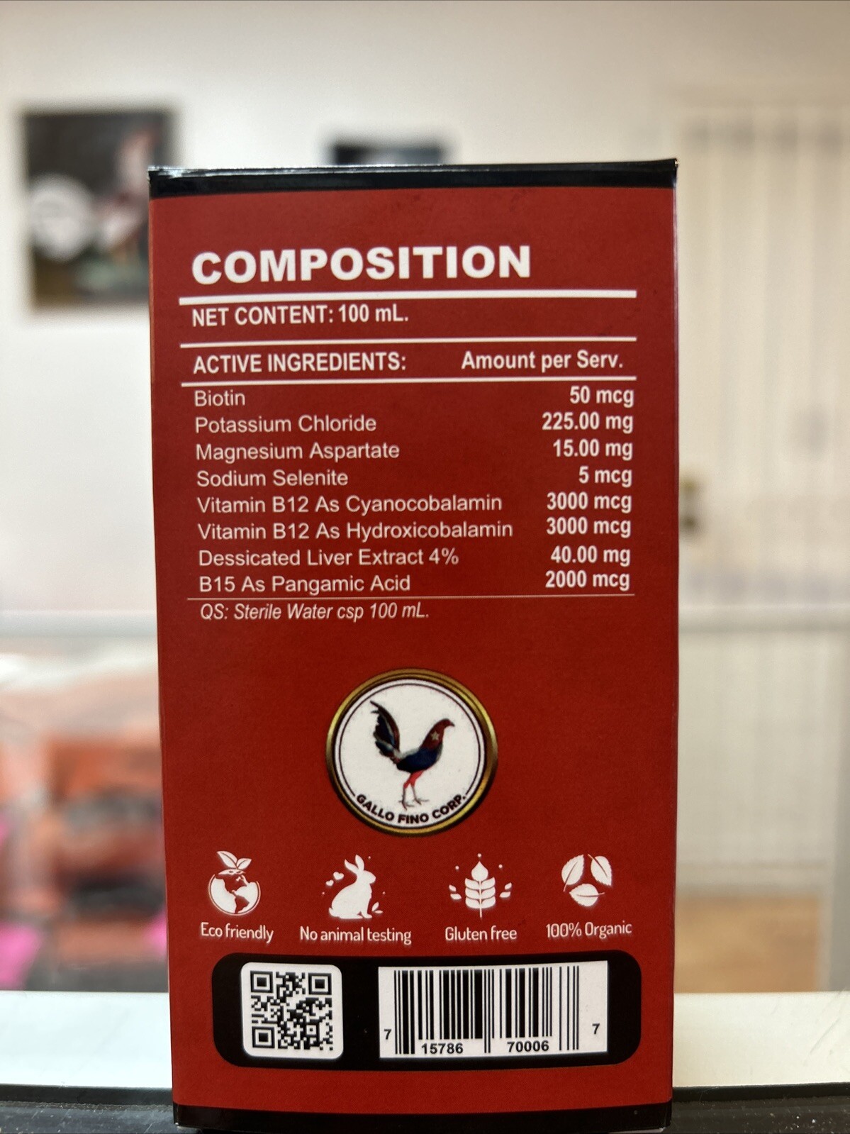 Super Vitamina B12 6000 B12 +B15 100ml