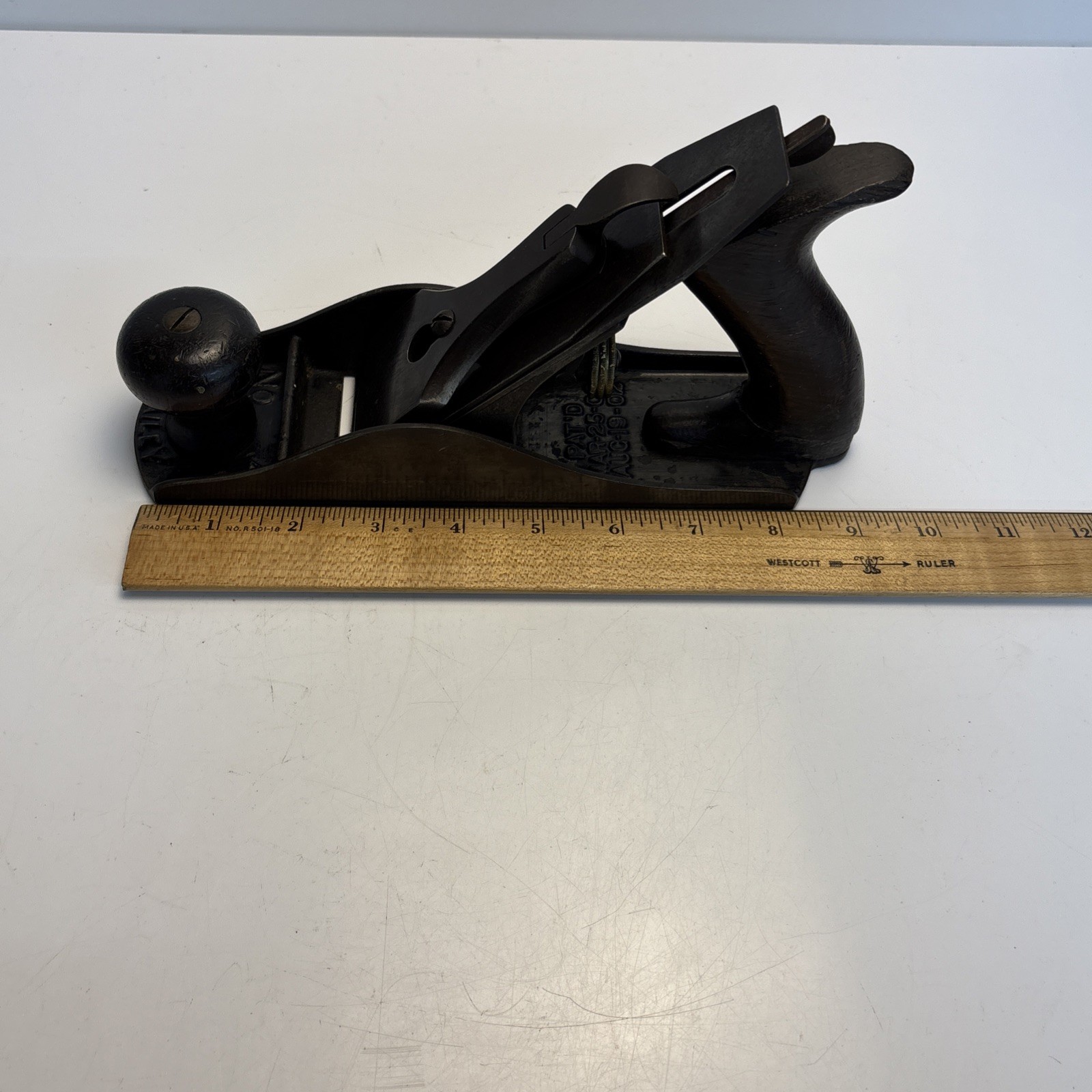 Stanley No. 4C Bailey Corrugated Bottom Bench Plane Type 9 1902–1907