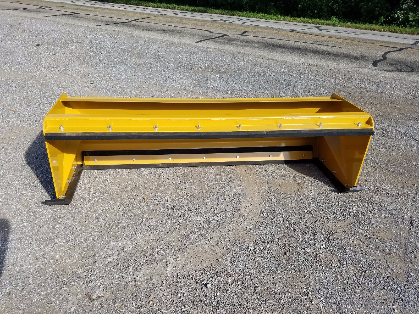 6' XP24 pullback snow pusher FREE SHIPPING skid steer Bobcat Case Caterpillar
