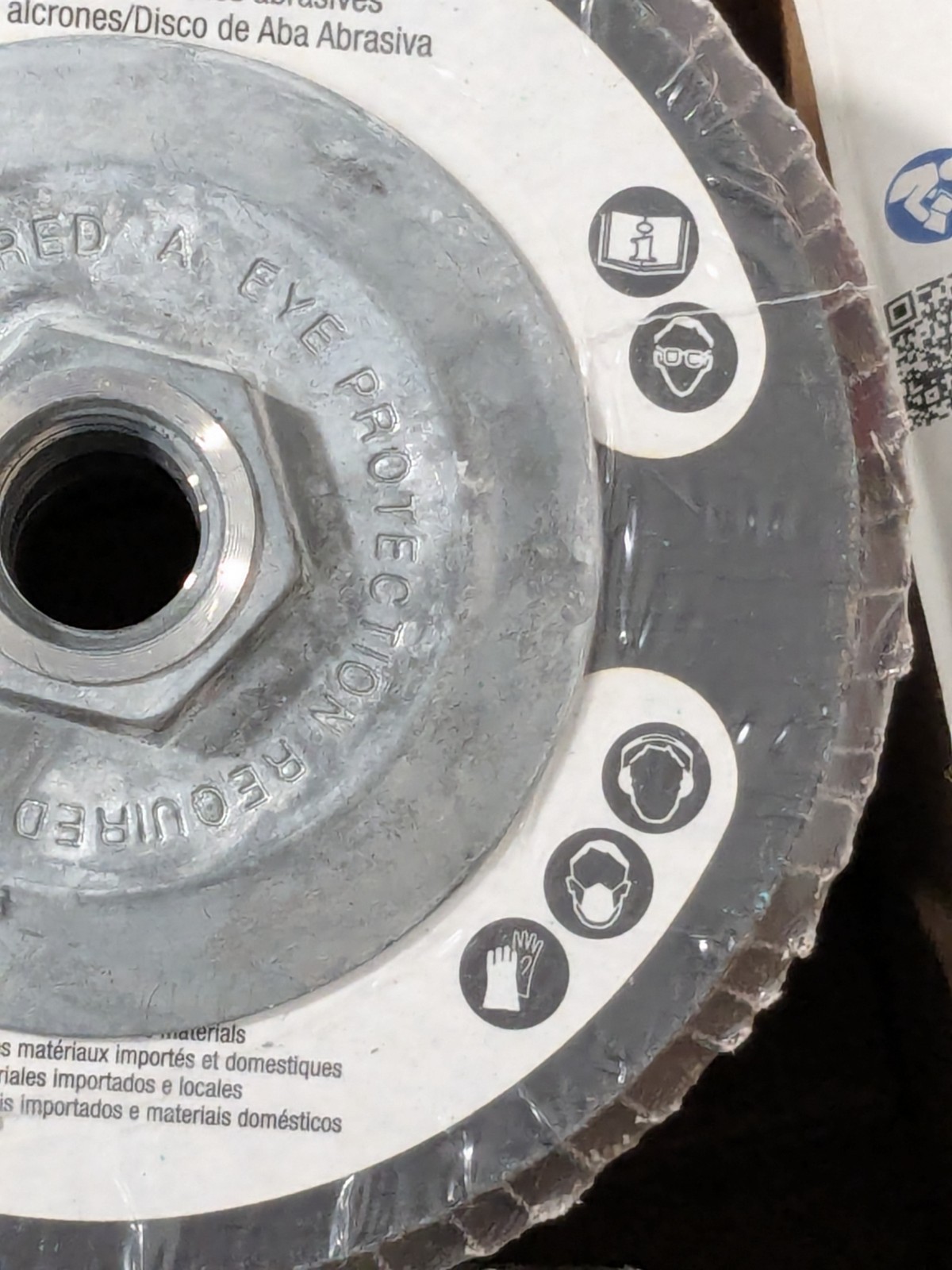 3M Flap Disc 4-1/2" Dia, 36 Grit, Zirconia Alumina, Type 27 Box of 10 7010308895