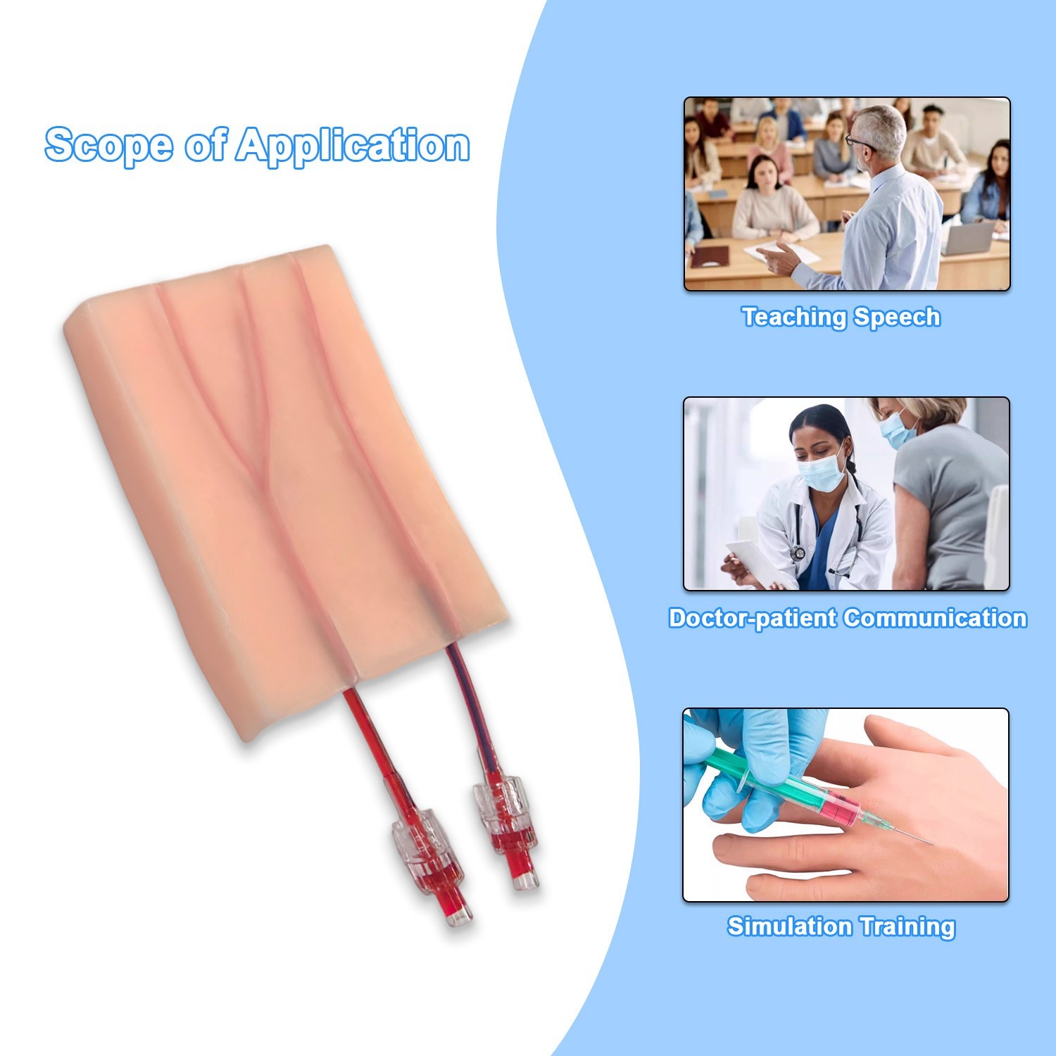 Phlebotomy IV Practice Kit for Nurses, Medical Student Venipuncture Training Kit