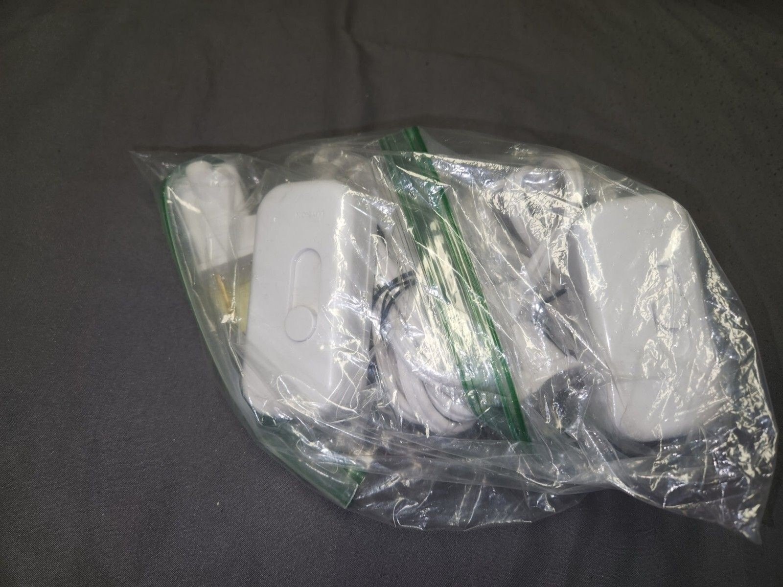 2X Lutron Credenza LED Light Dimmer Switches w/ 2-Prong US Cord TTCL-100 WHITE