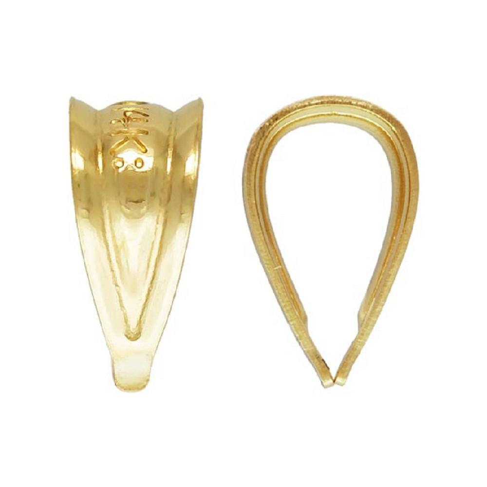 20pcs 14K Gold Filled Small Open Bails Charm Pendant Locket Jewelry Bail