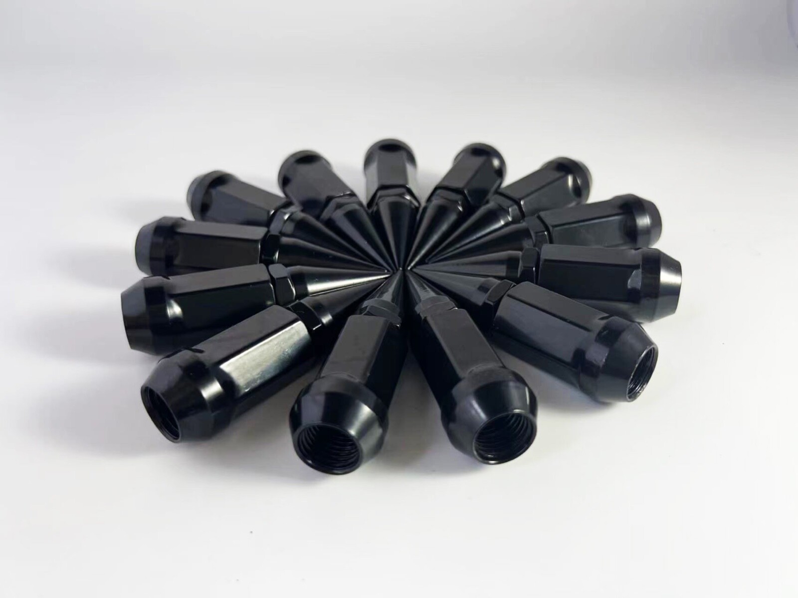 RZR 1000 XP 900 S TURBO RANGER 12MM X 1.50 16PC 3.18'' 2-PC BLACK SPIKE LUG NUTS