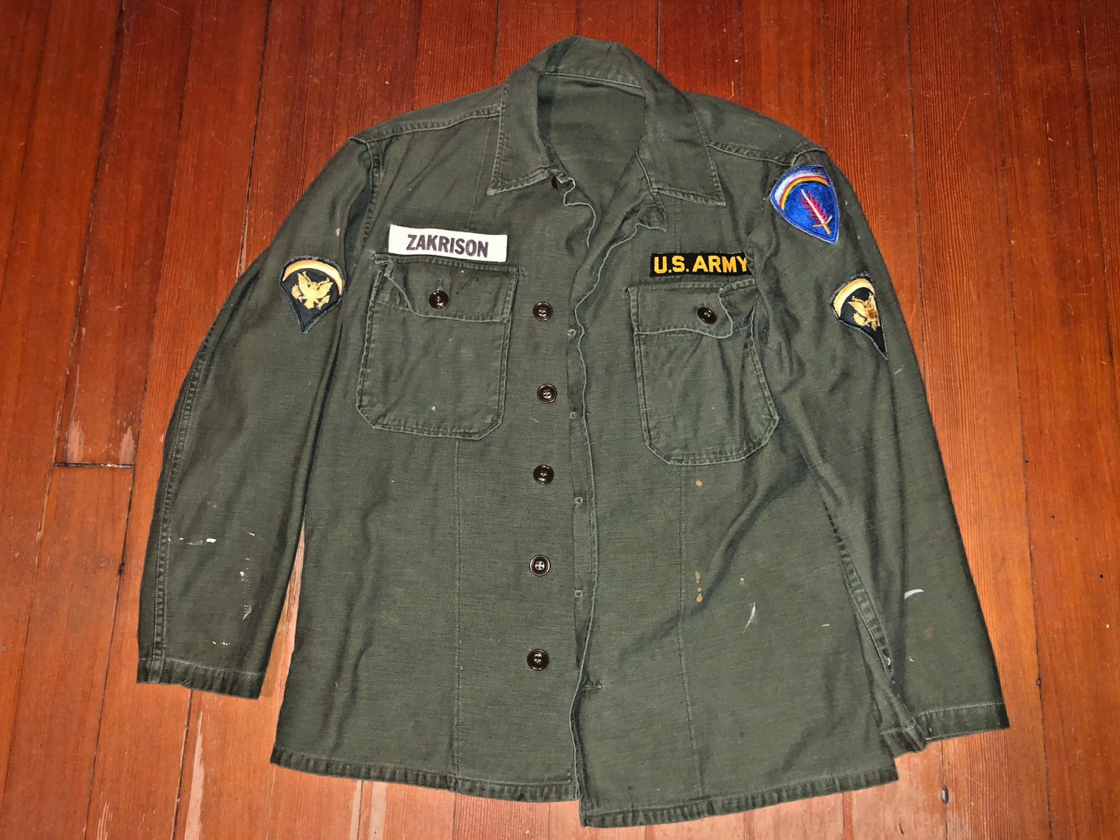 US Army Fatigue Field Shirts & Pants OJ-107 - Lot of 3