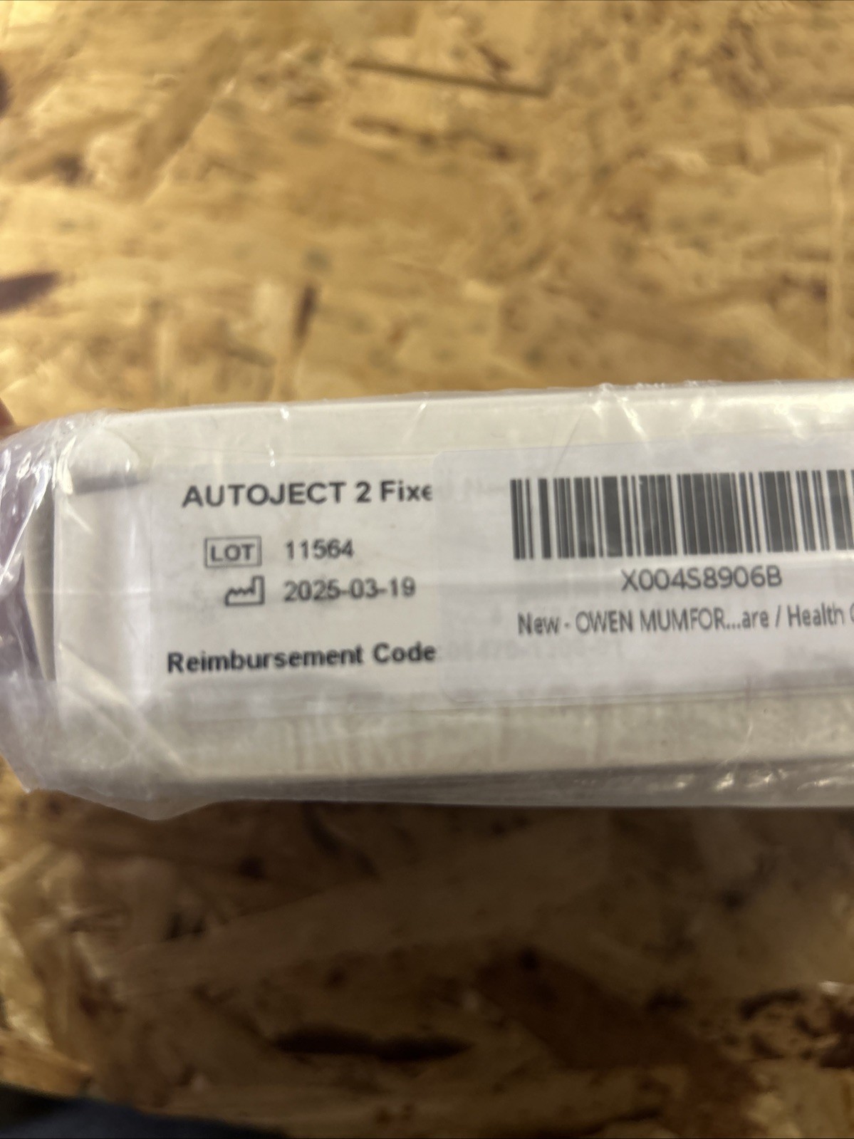 Owen Mumford Autoject 2 Fixed Needle Device AJ1300 For Self-Injection