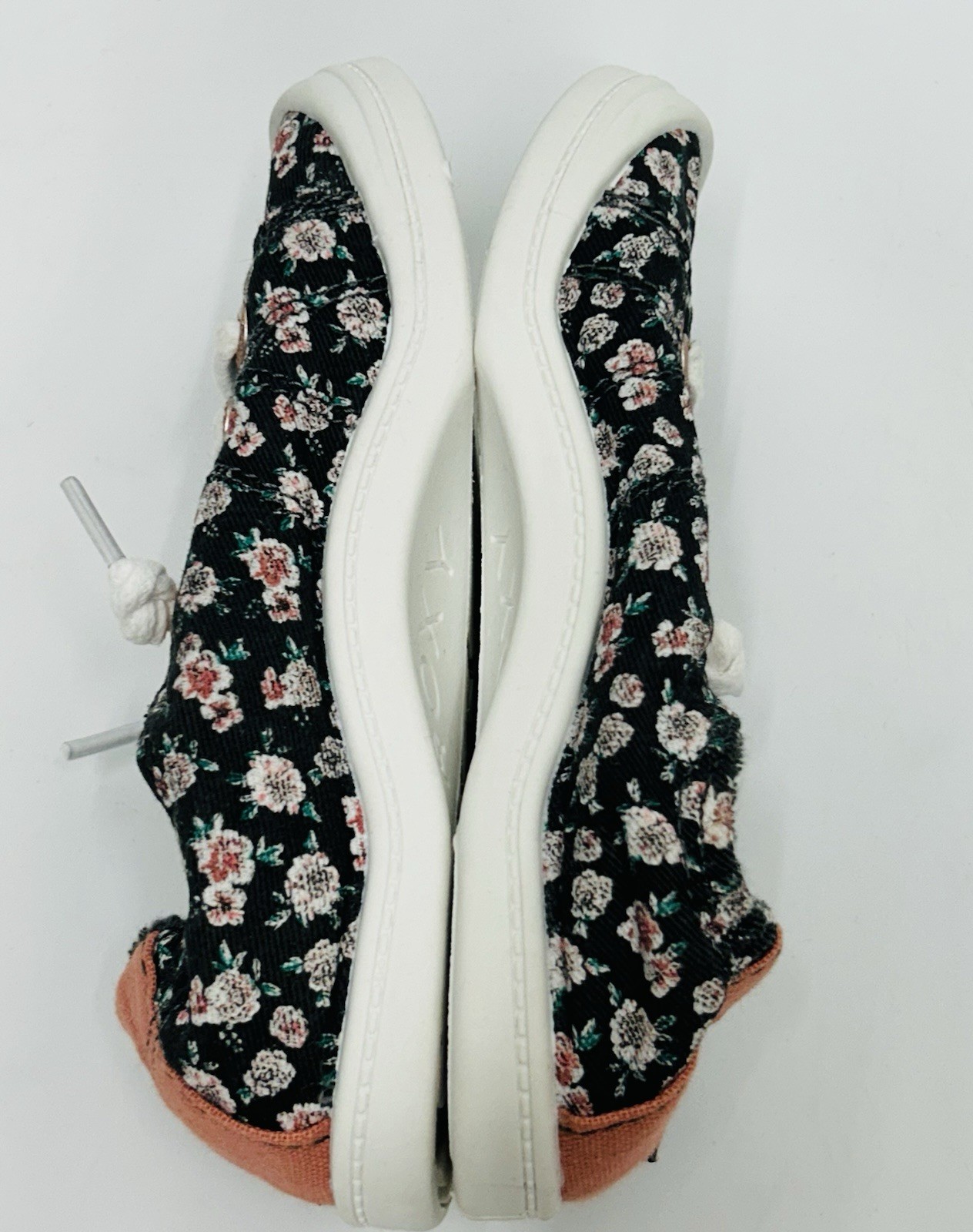 Roxy RG Bayshore III Slip On Shoes Sneakers Size 11 Youth Girls Floral EUC