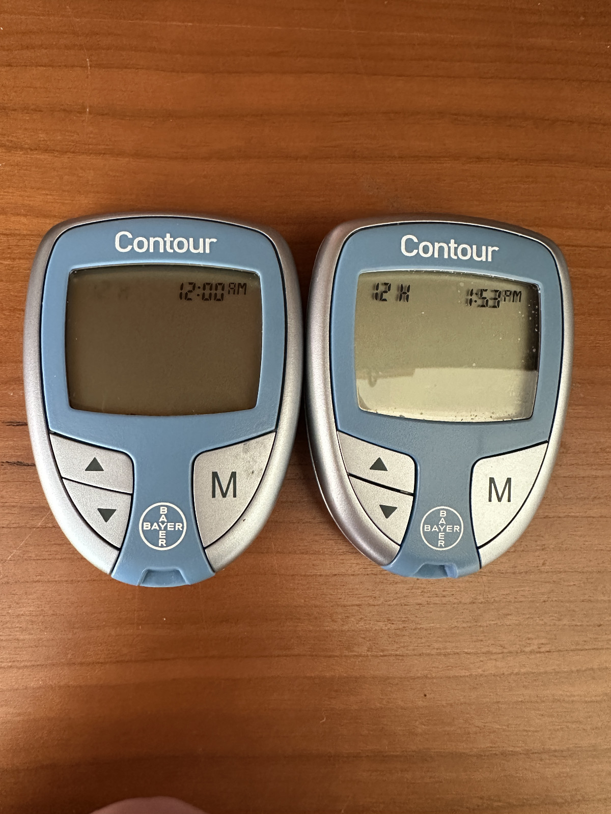 2 Original Bayer Contour Blood Glucose Monitors Meters