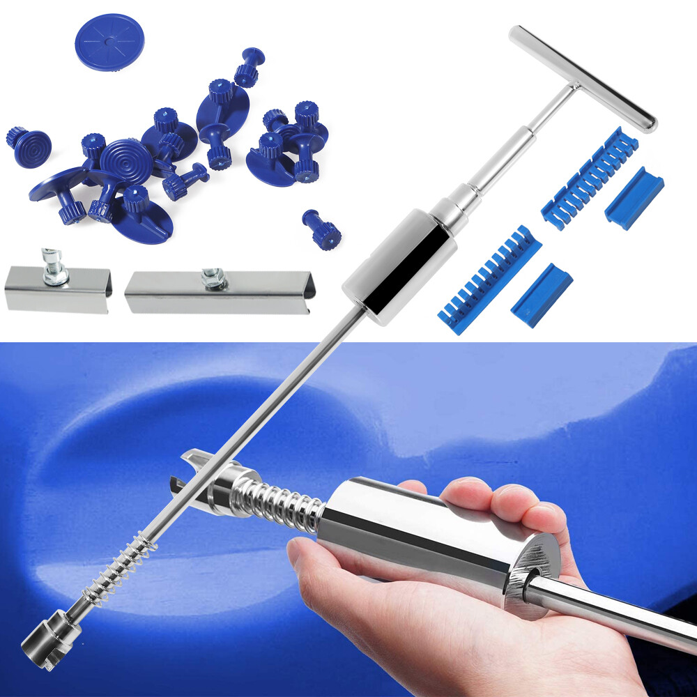 Car Body Paintless Dent Repair Tools Slide Hammer Puller Lifter Hail Removal Kit