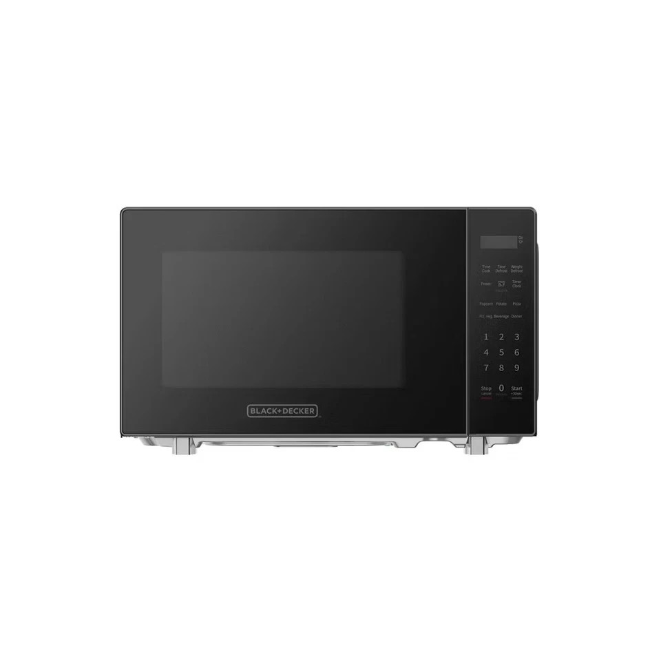 BLACK+DECKER 0.7 cu ft Microwave Black