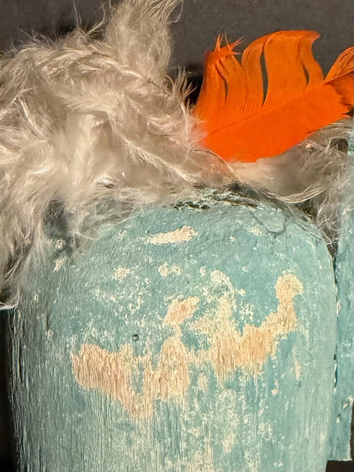 HOPI CROW MOTHER CARVED & PAINTED COTTONWOOD KACHINA DOLL, EXCELLENT CONDITION!