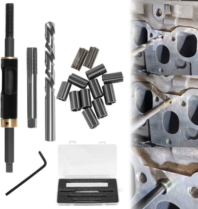 M11 x 1.5 Head Bolt Thread Repair Kit 35119S For Honda Toyota Ford GM Nissan KIA