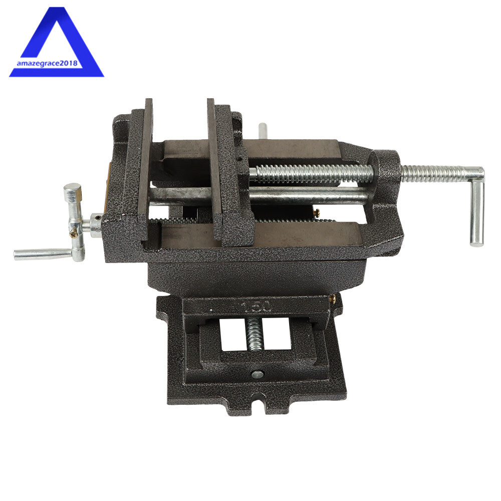 6" Cross Drill Press Vise Slide Metal Milling 2 Way Machine X-Y Clamp Heavy Duty