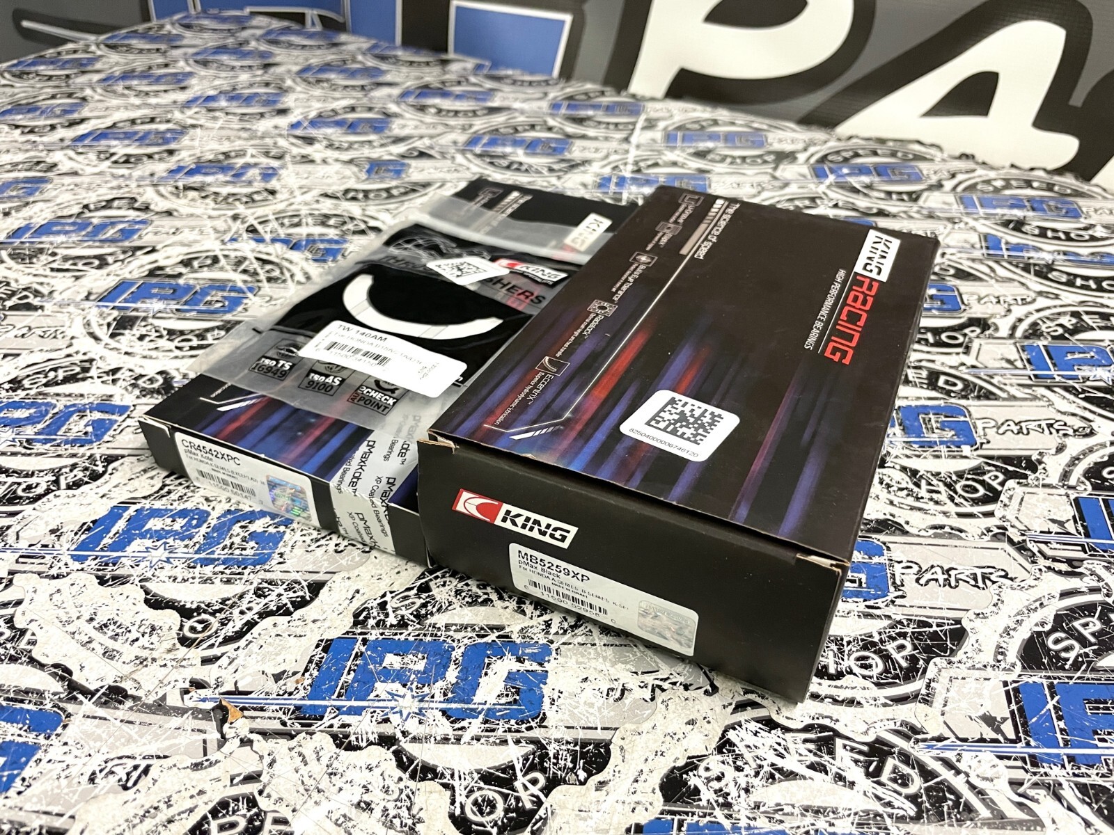 King STD Size pMAX Black Main Rod Bearings For Honda K24 K24A K24A2 K24A4