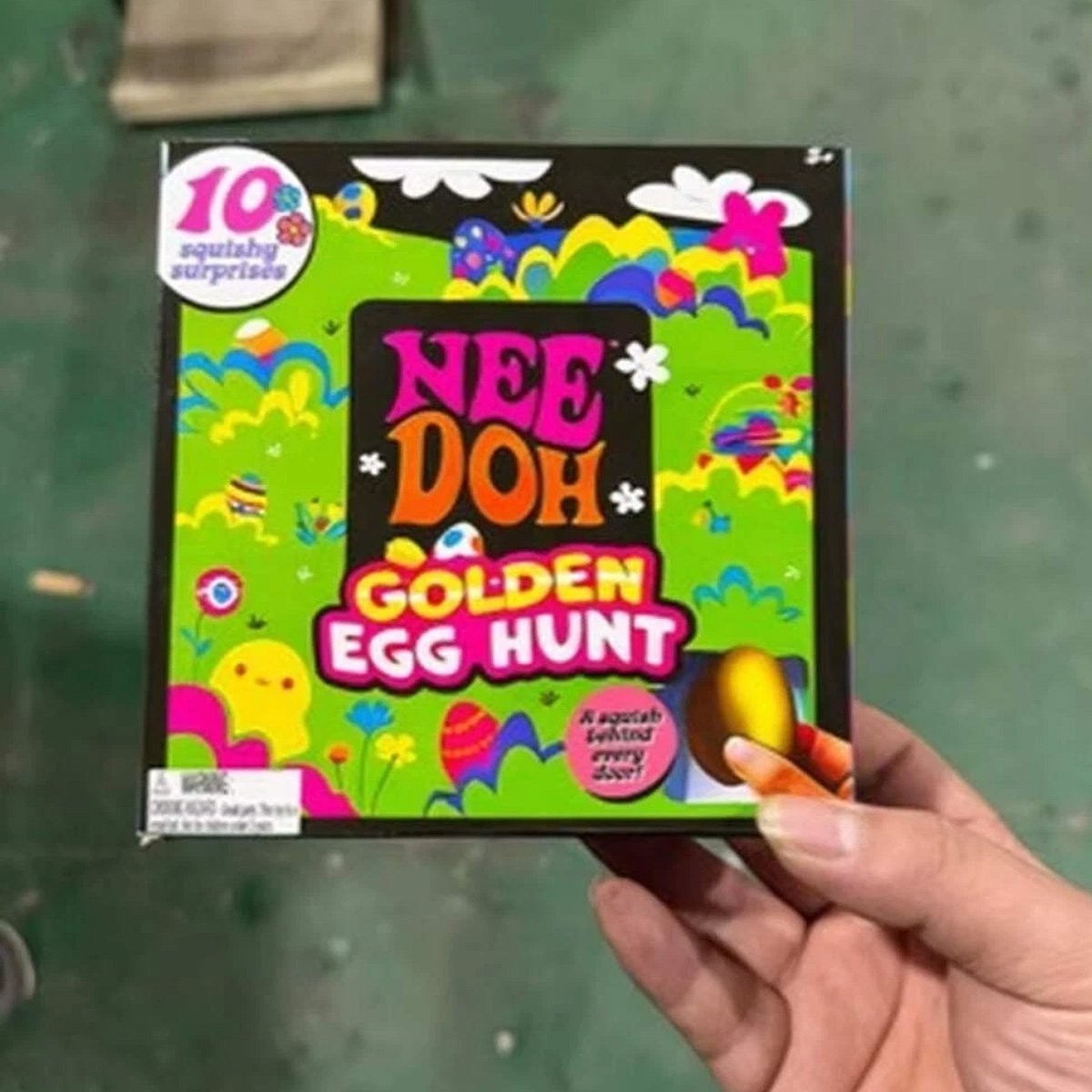 NeeDoh Easter Golden Egg Hunt Mystery 10 Squishy Surprises Collectible Gift USA