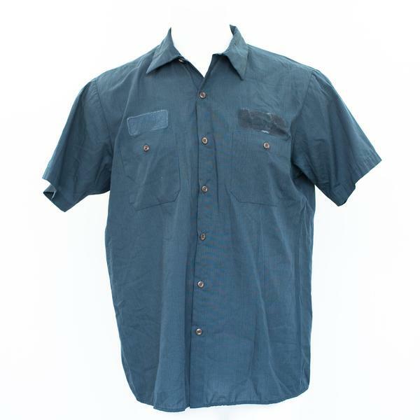 Cintas Red Kap UniFirst G&K Green Microcheck Used Work Shirts