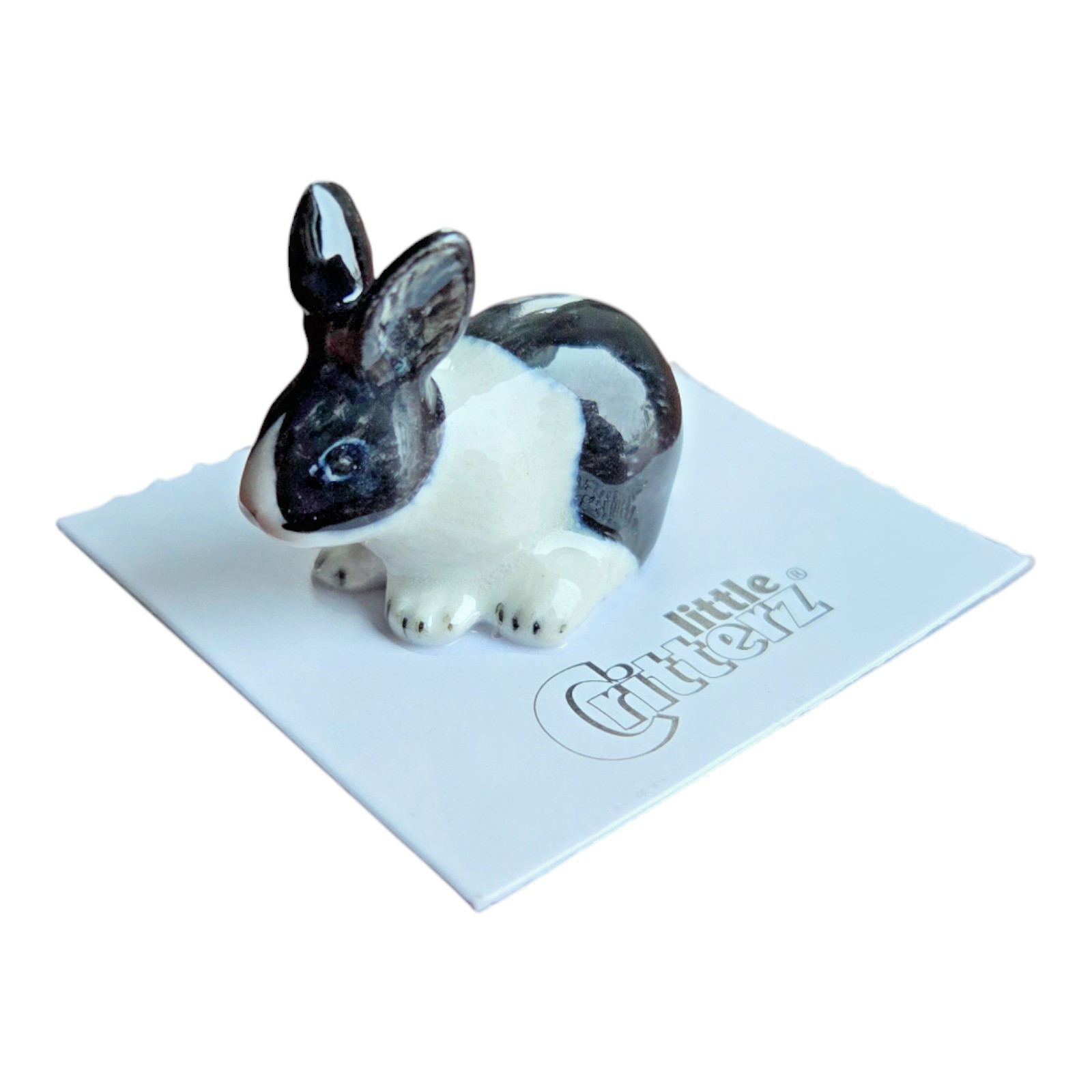 LITTLE CRITTERZ Bunny "Panda" Miniature Figurine New FREE SHIPPING LC712
