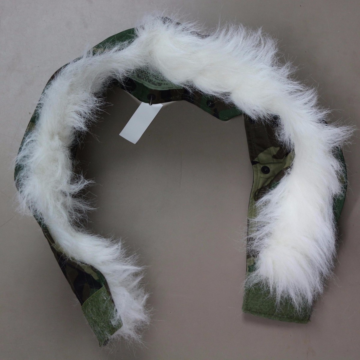 ECWCS GORETEX PARKA HOOD RUFF Fur Extended Cold Weather WOODLAND X-Large NWT