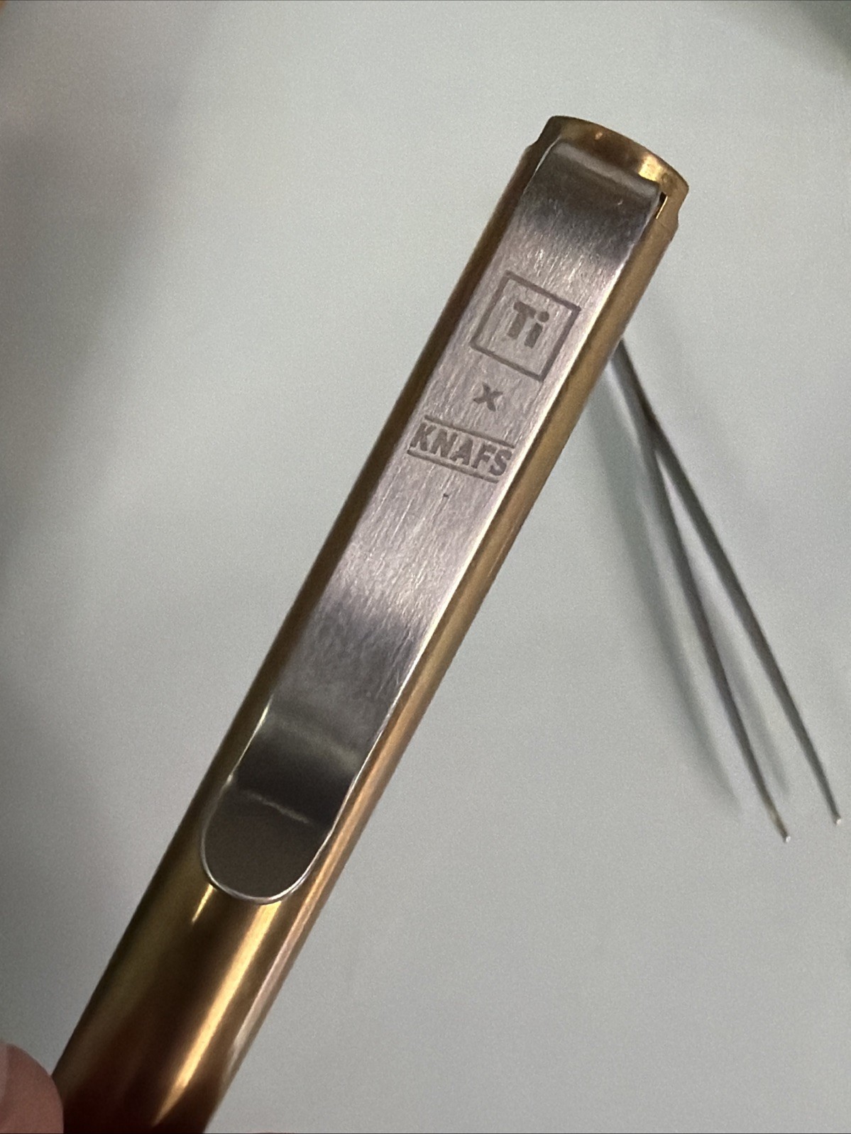 Big idea Design X Knafs Sancho Pen Brass for Bic crystal refills