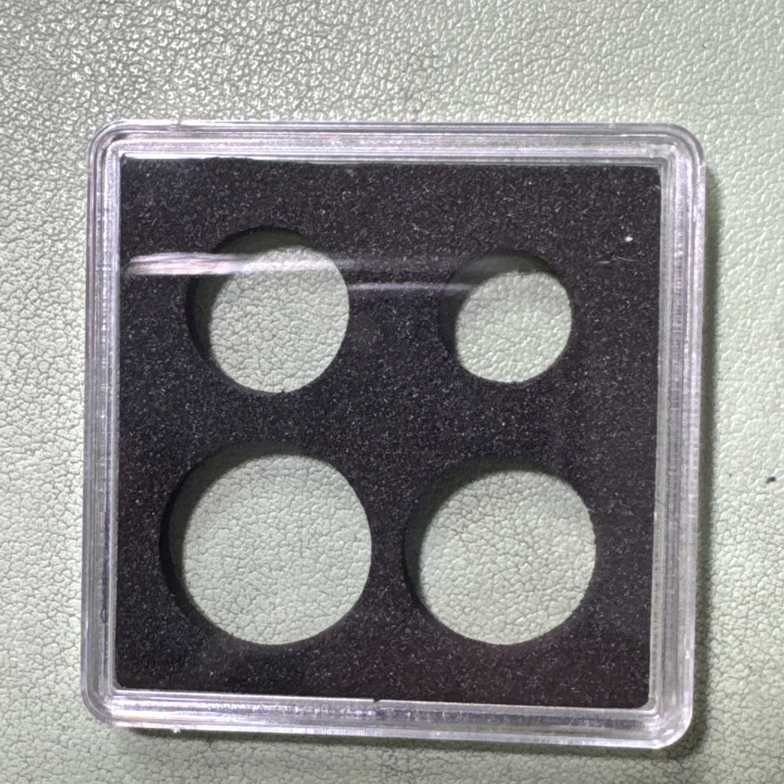 Plastic MAUNDY Case FOR  4 COIN SET, No Coins