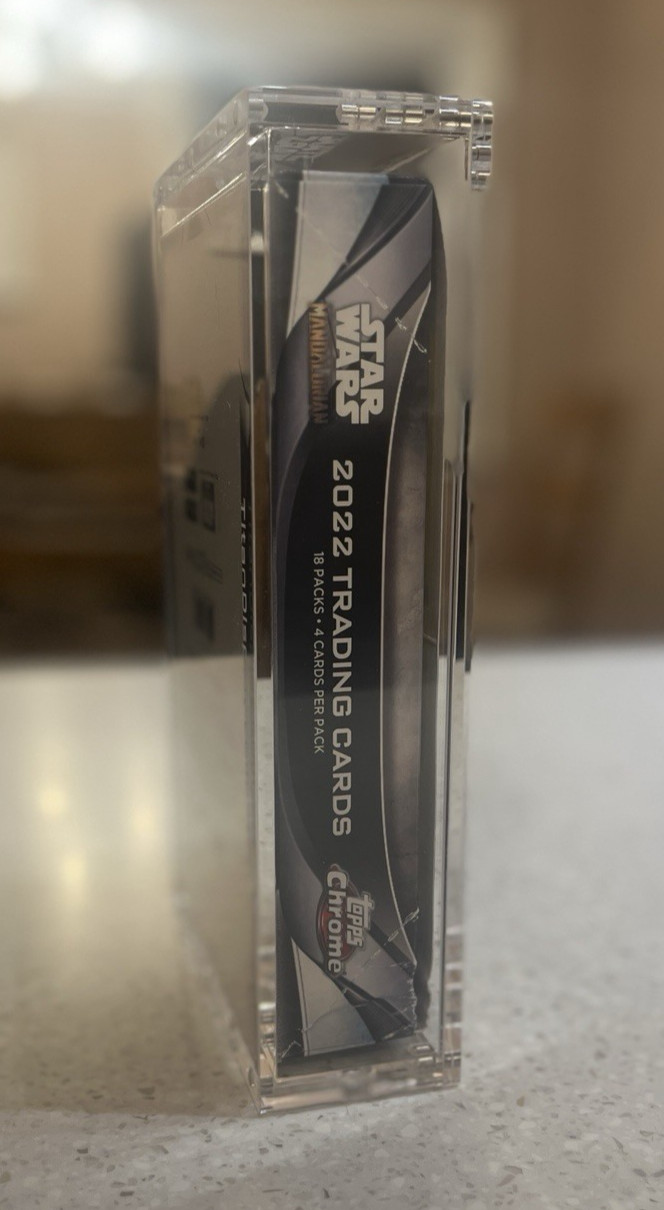Acrylic Display Case Magnetic FITS 2021 Topps Chrome Star Wars GALAXY Hobby Box