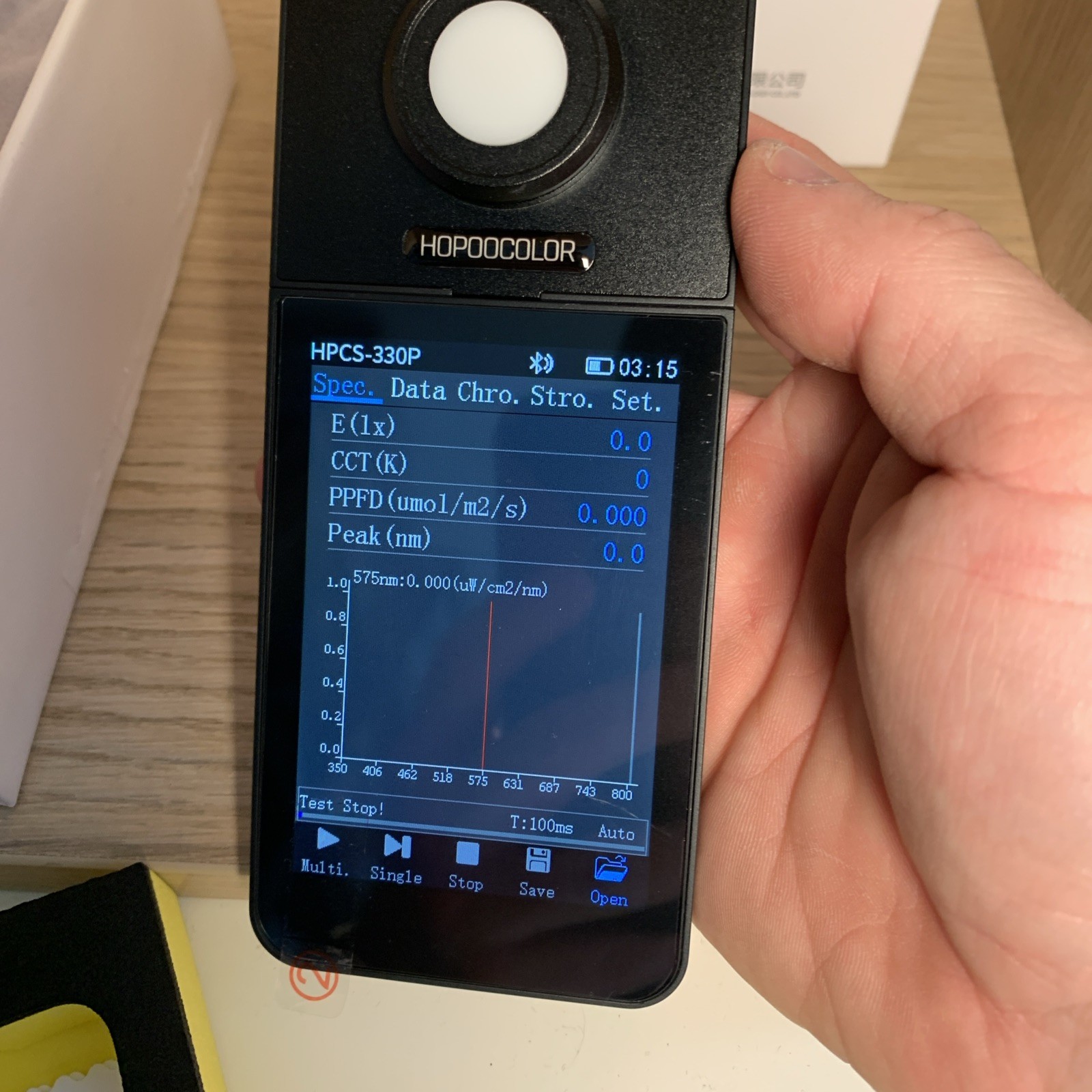 Hopoocolor Model HPCS-330P Wave 350-800nm