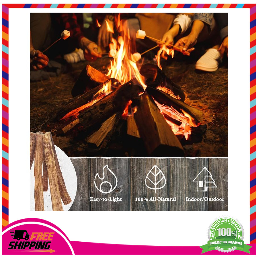 Fatwood Fire Starter Sticks 25lb Box 100% All Natural Pine Kindling Wood