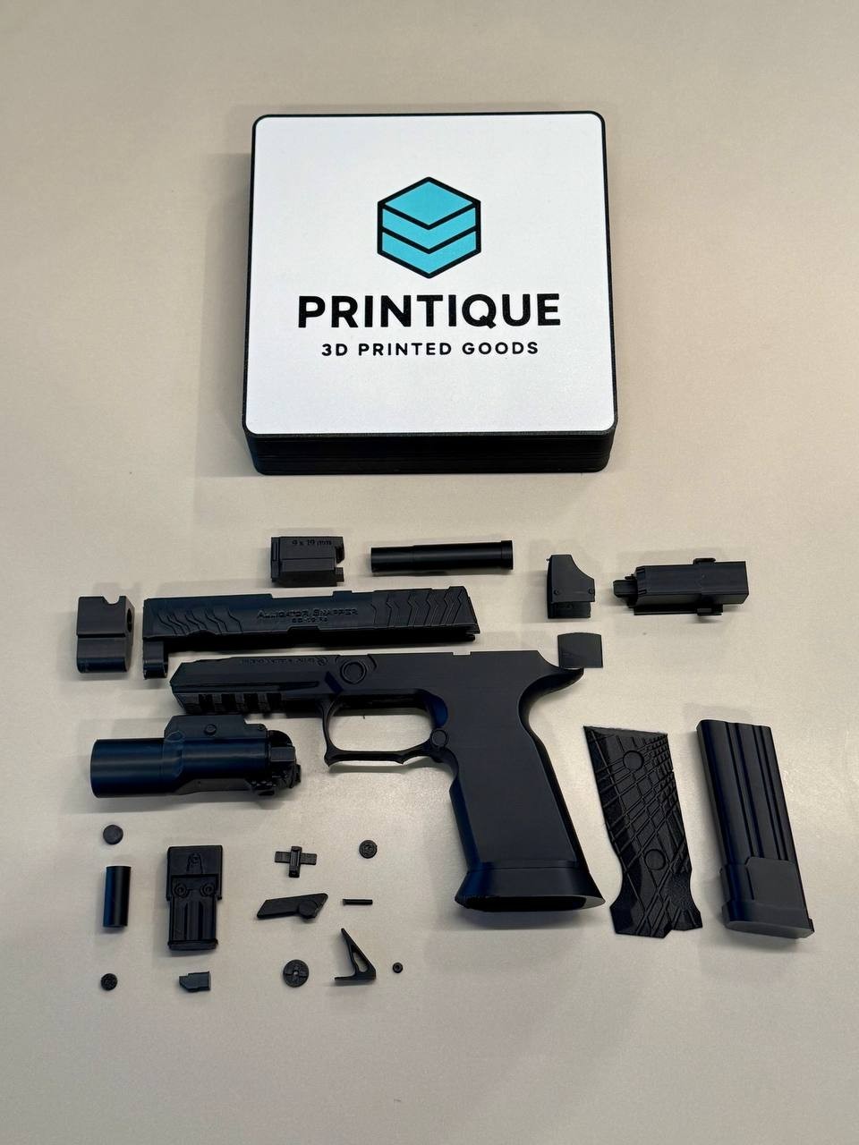 Alligator Snapper Pistol Resident Evil Requiem Cosplay Prop 3D Printed Kit