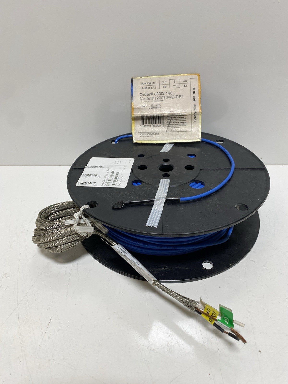 Suntouch Warmwire Radiant Electric Floor Heating Wire 120 Volt 70 Sq. Ft.