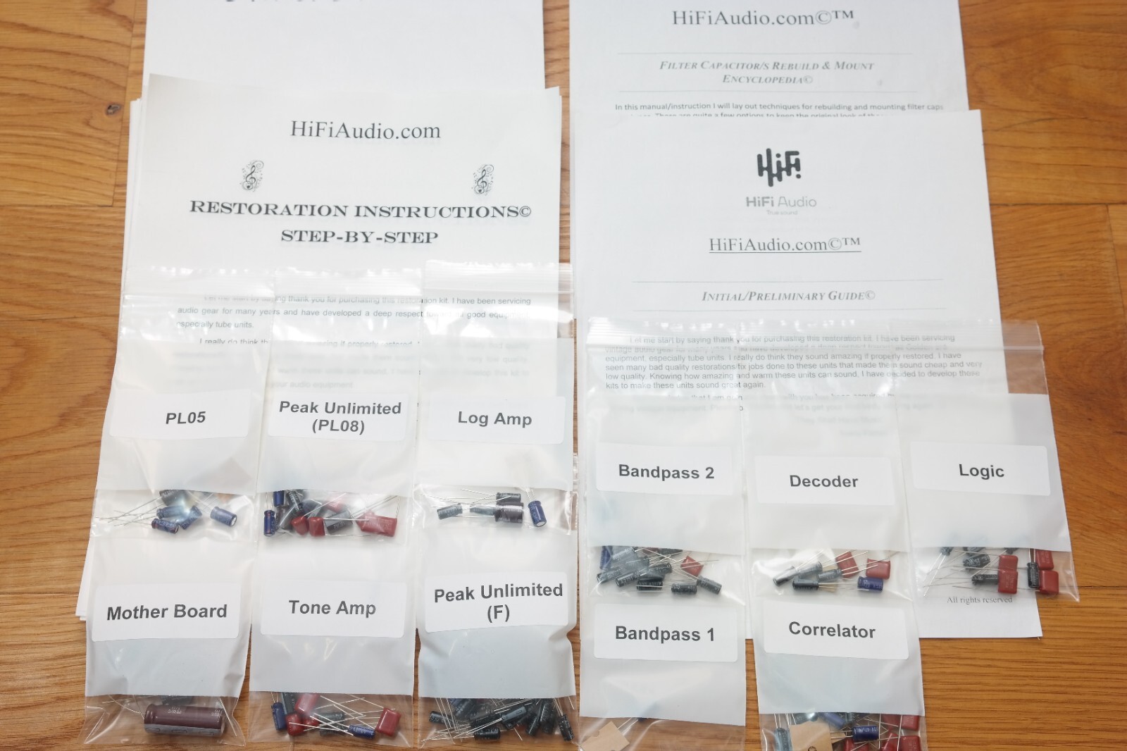 Phase Linear 4000 preamp rebuild restoration recap service kit fix repair