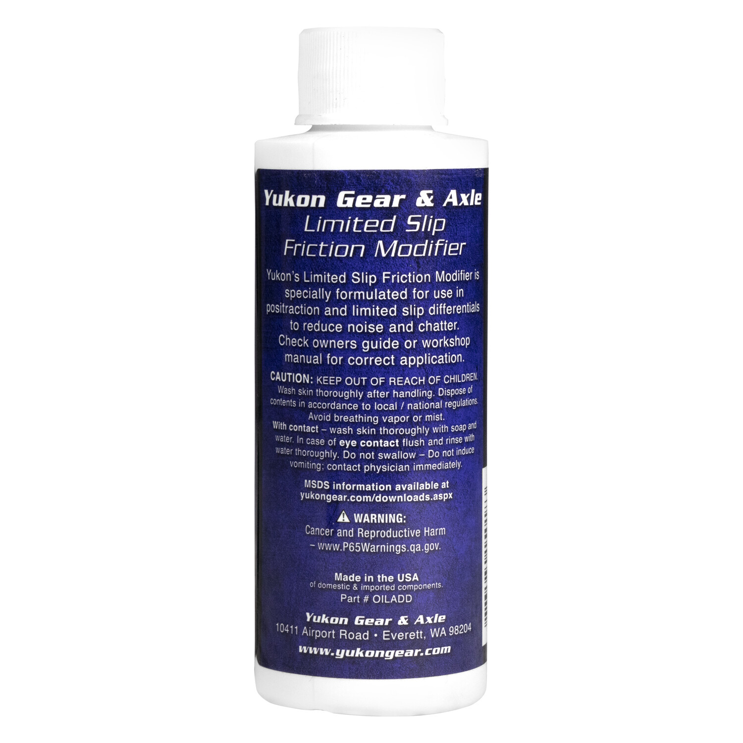 Yukon Friction Modifier Additive for Limited Slip/Posi - 4 Ounce Bottle