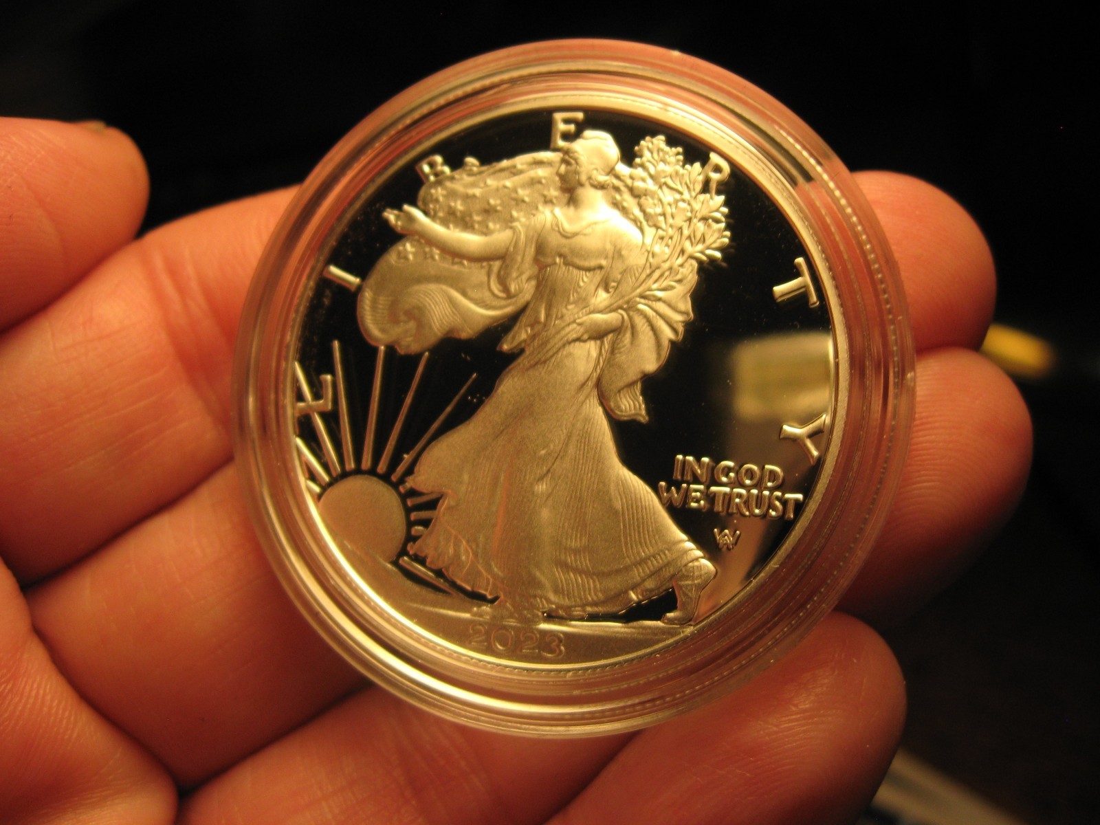 2023-W United States Proof Silver Eagle Dollar Coin OGP