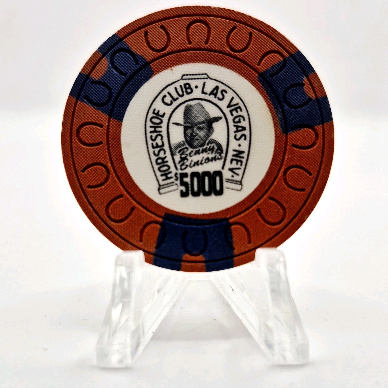 Binion's Horseshoe Casino Las Vegas Nevada $5000 Chip E7175 UNC