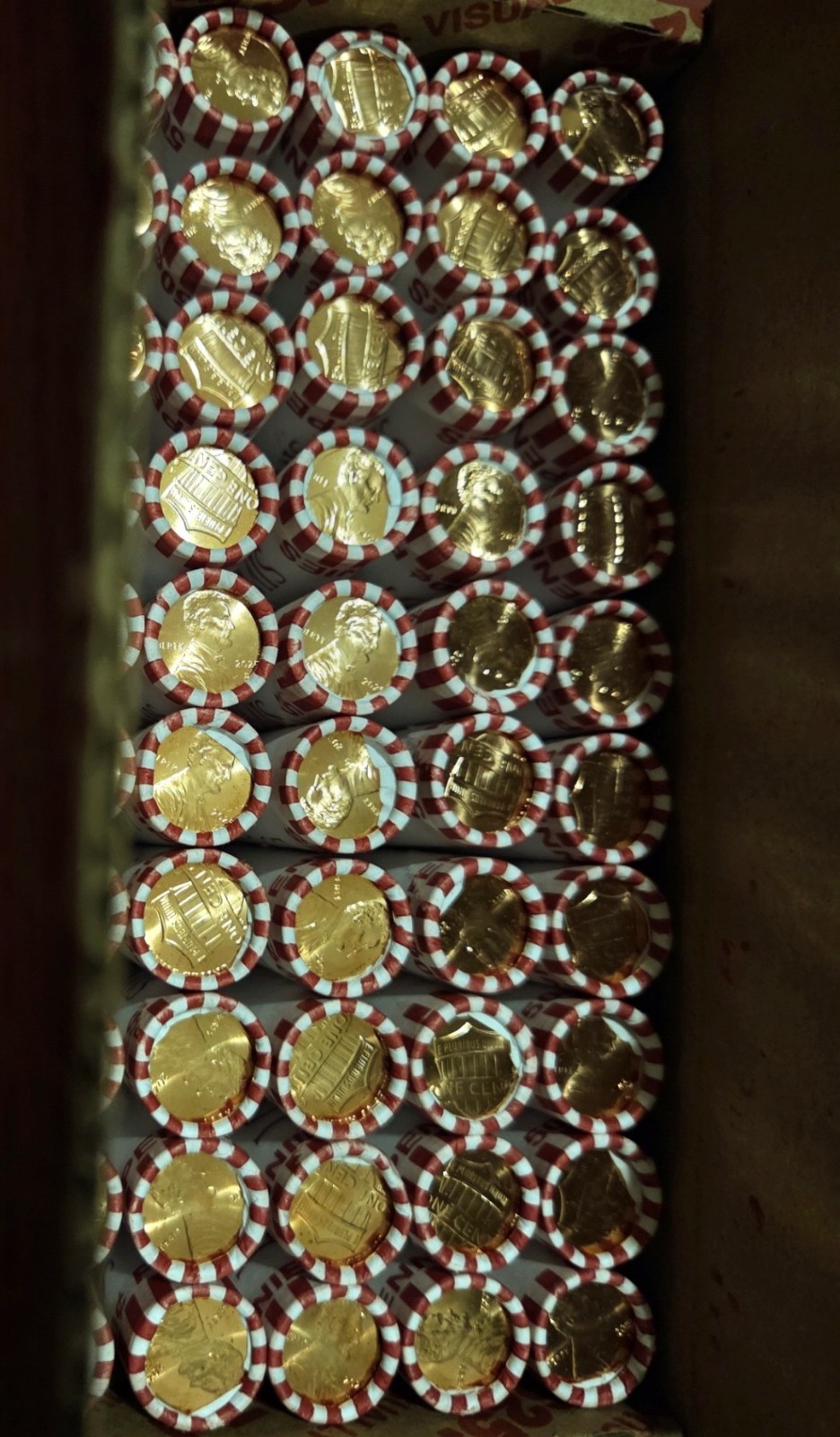 2025 D Penny Rolls, -5- Rolls & 5 Tubes* FREE SHIPPING*LAST YEAR! Uncirculated!!