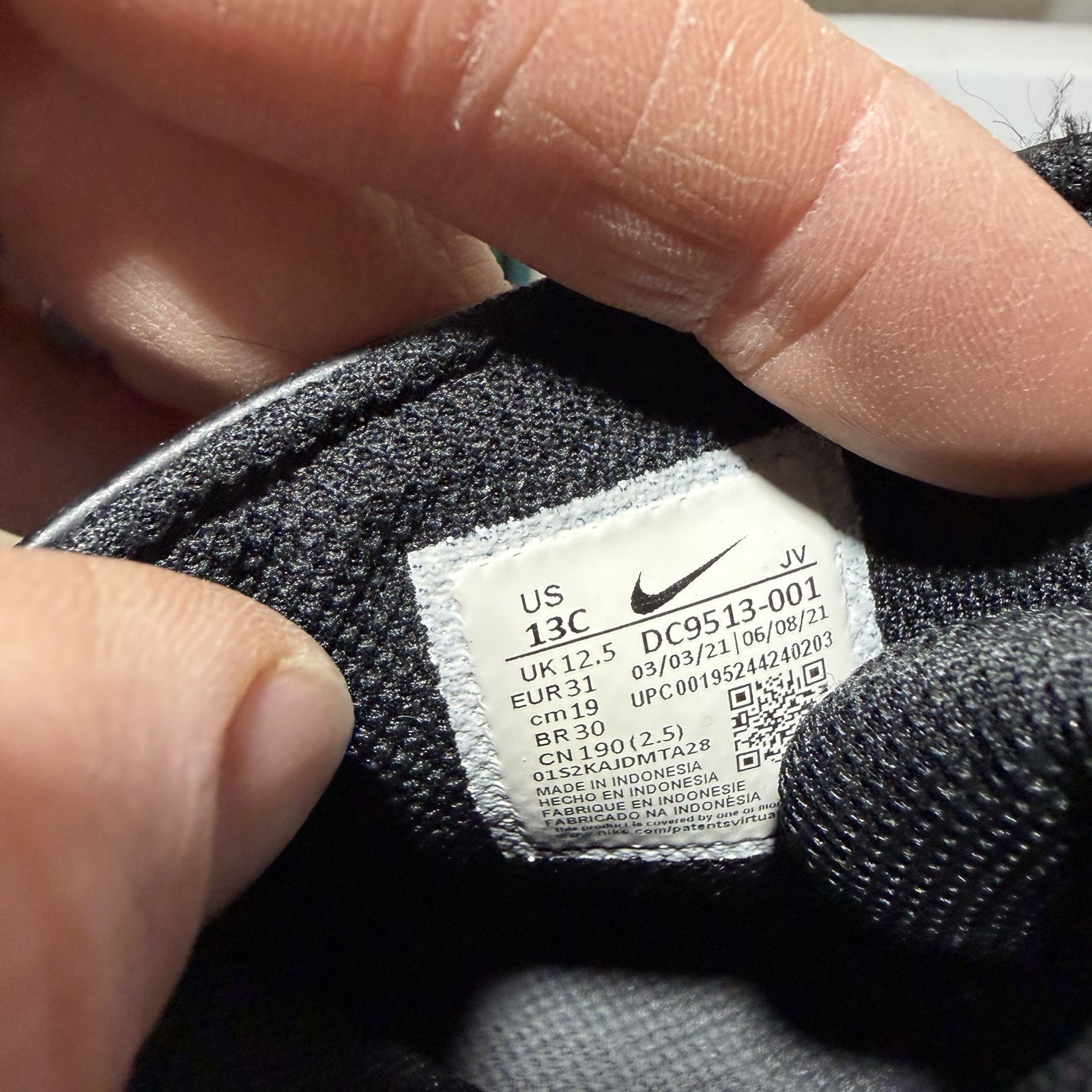 Nike Air Max Goaterra 2.0 Boots Triple Black DC9513-001 Boys Toddler Size 13C