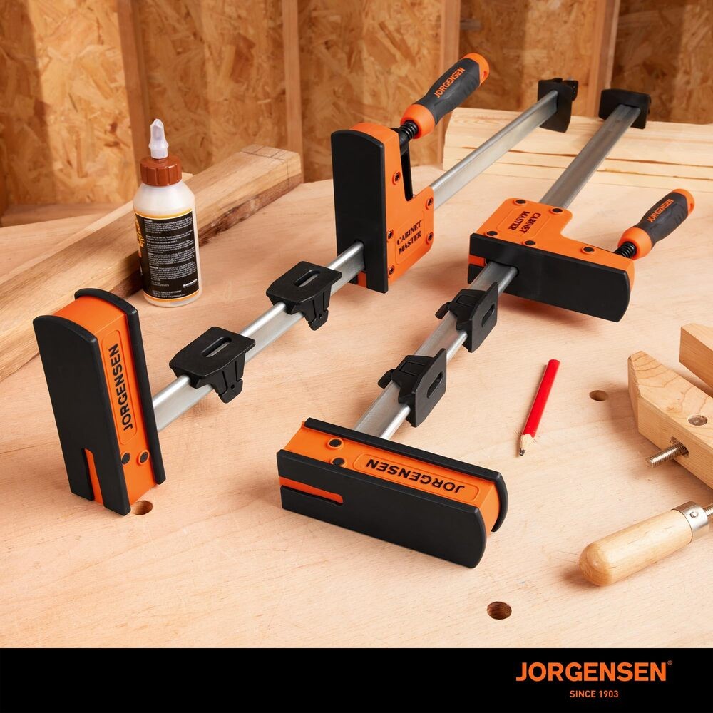 JORGENSEN 2-Packs 36" Parallel Bar Clamp Heavy-Duty Cabinet Master Clamp 2200lbs