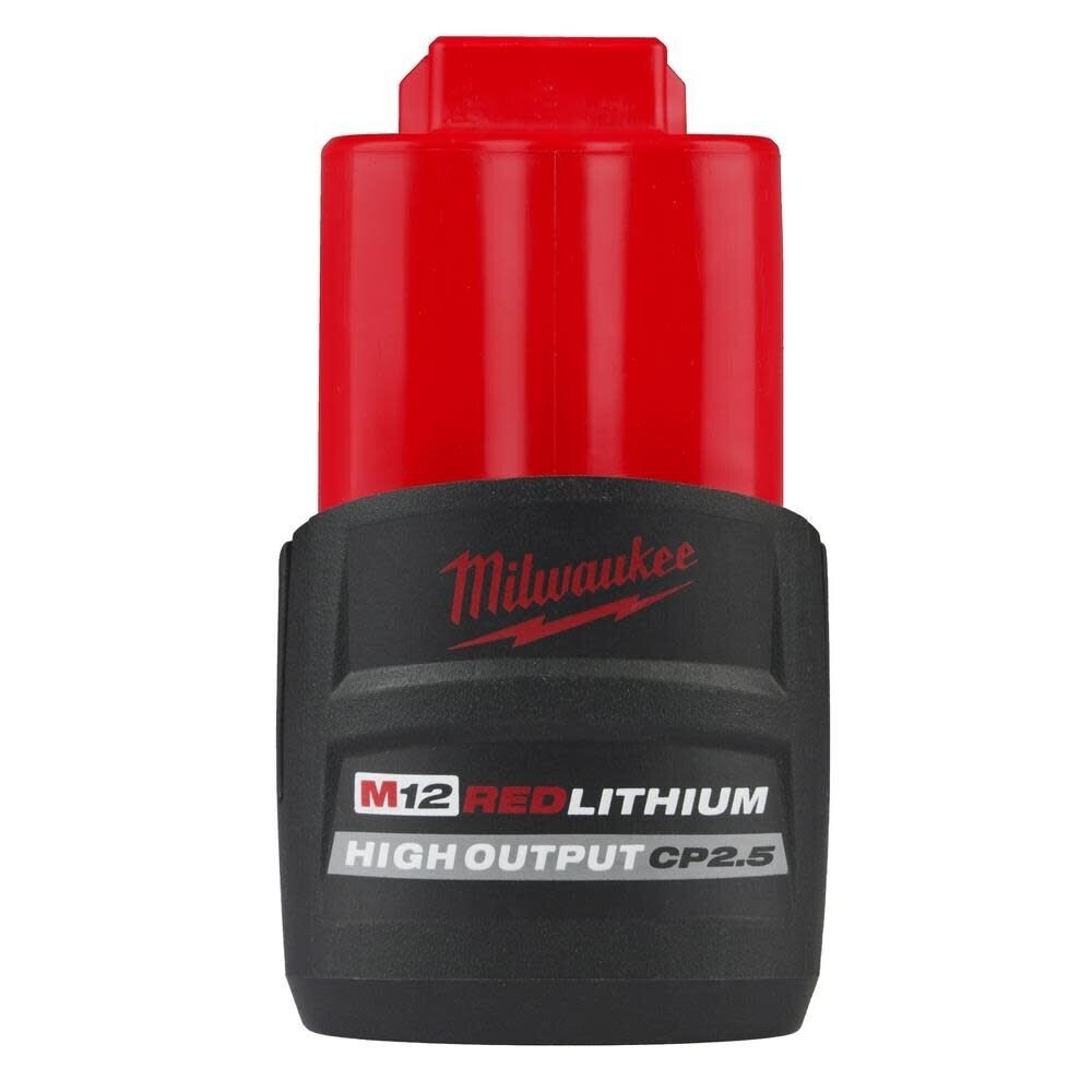 Milwaukee 48-11-2425 M12 12 Volt Red Lithium High Output CP2.5