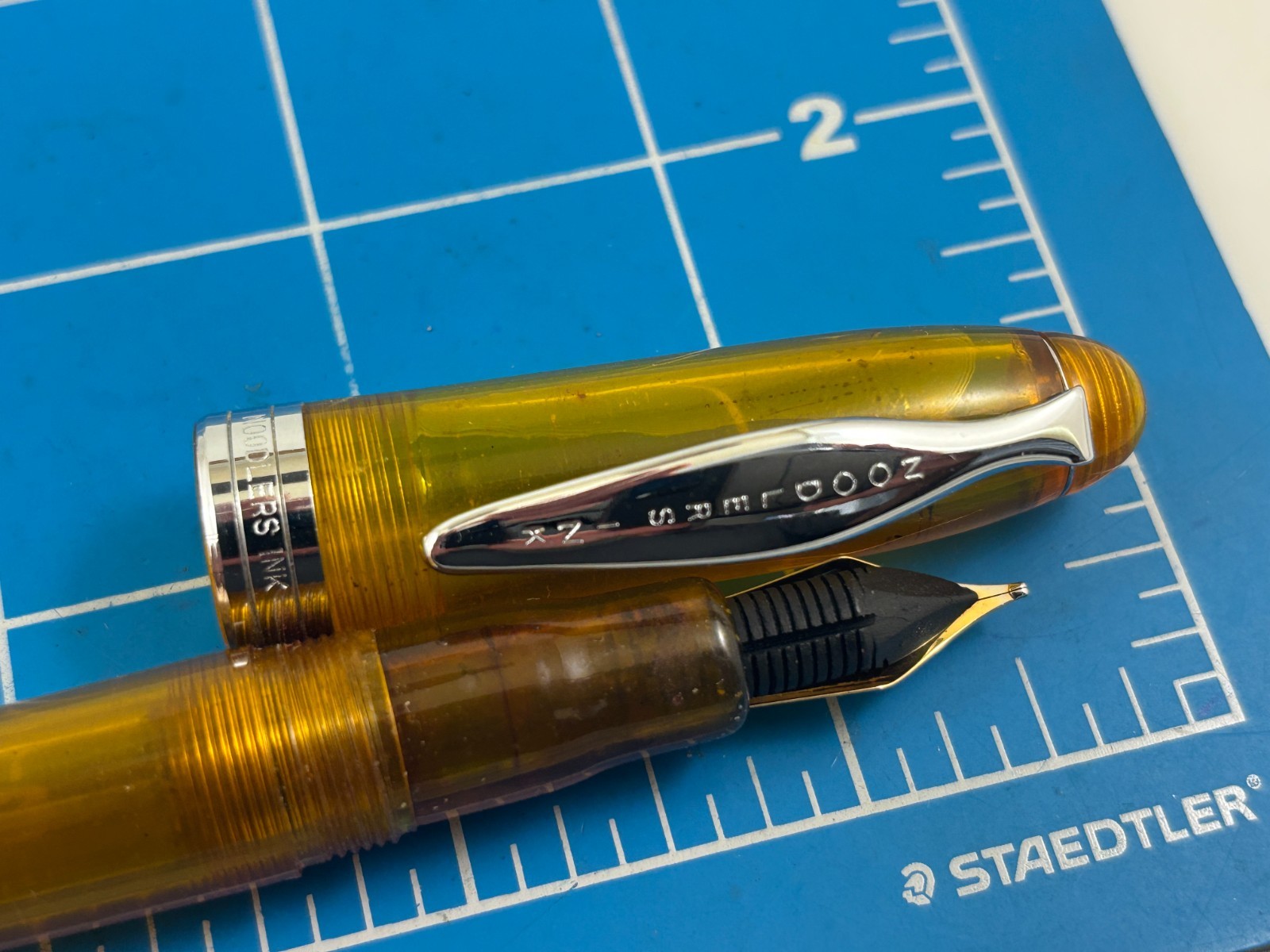 Judd's NEW Old Stock Noodler's Demonstrator Fountain Pen w/Medium Nib