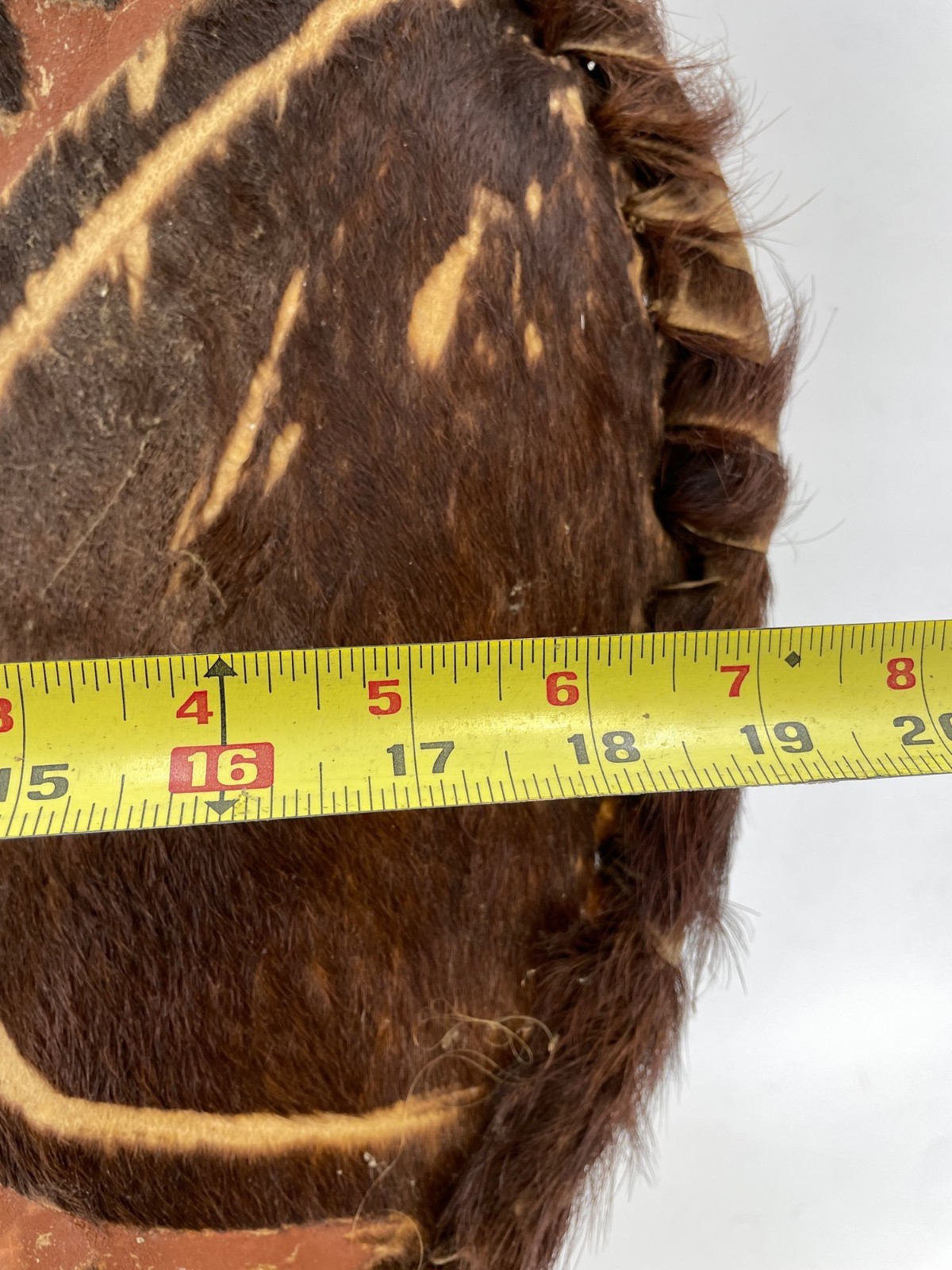 African Maasai Warrior Tribal Shield Animal Hide Vintage Large