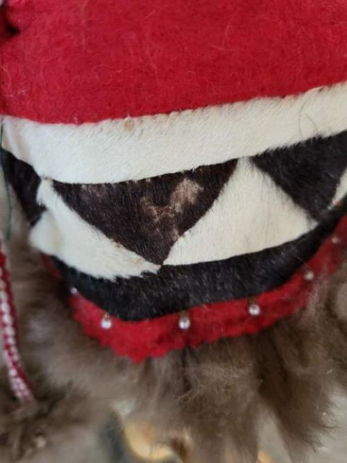 Vintage Handmade Fur, Skin, Leather, Felt & Glass Beaded Native Alaskan Mukluks